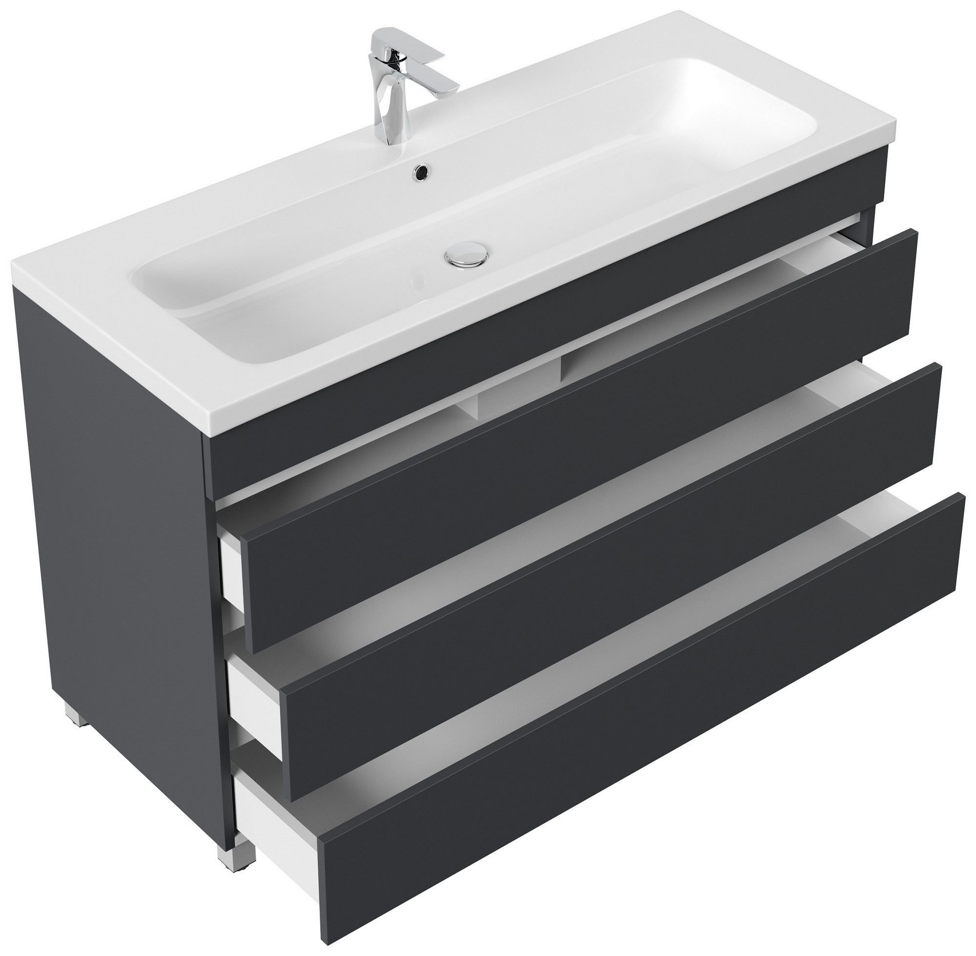 Posseik Badmöbel-Set Stand-Badmöbel Waschplatz "Fellini 120" günstig online kaufen