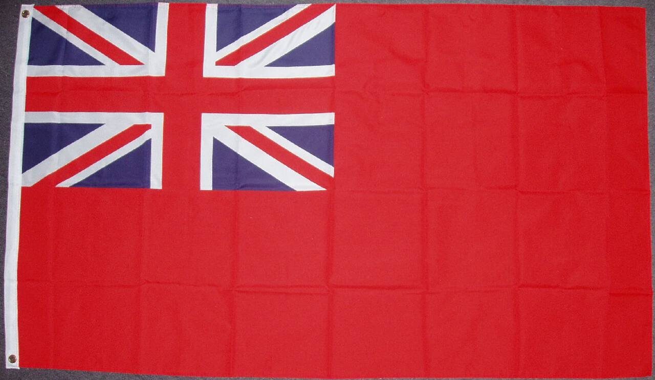 flaggenmeer Flagge g/m² Ensign Red 80