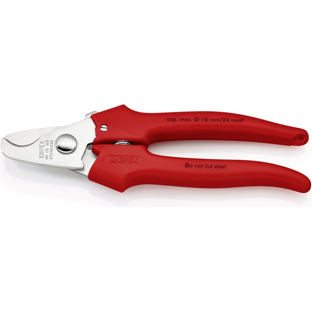 Thumbnail - Knipex Kabelschere Knipex 95 05 165 Kabelschere Geeignet für (Abisoliertechnik) Alu- und