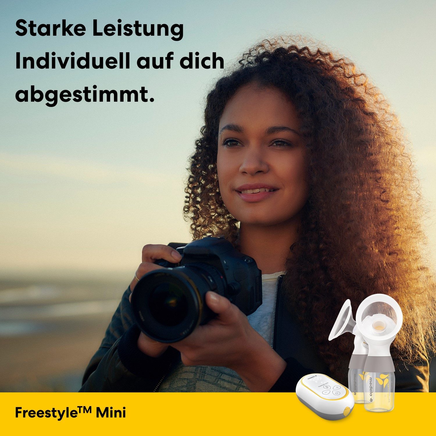MEDELA Elektrische Doppelmilchpumpe Freestyle™ Mini Classic Doppelmilchpumpe, 1-tlg., bis zu 18 % mehr energiereiche Milch
