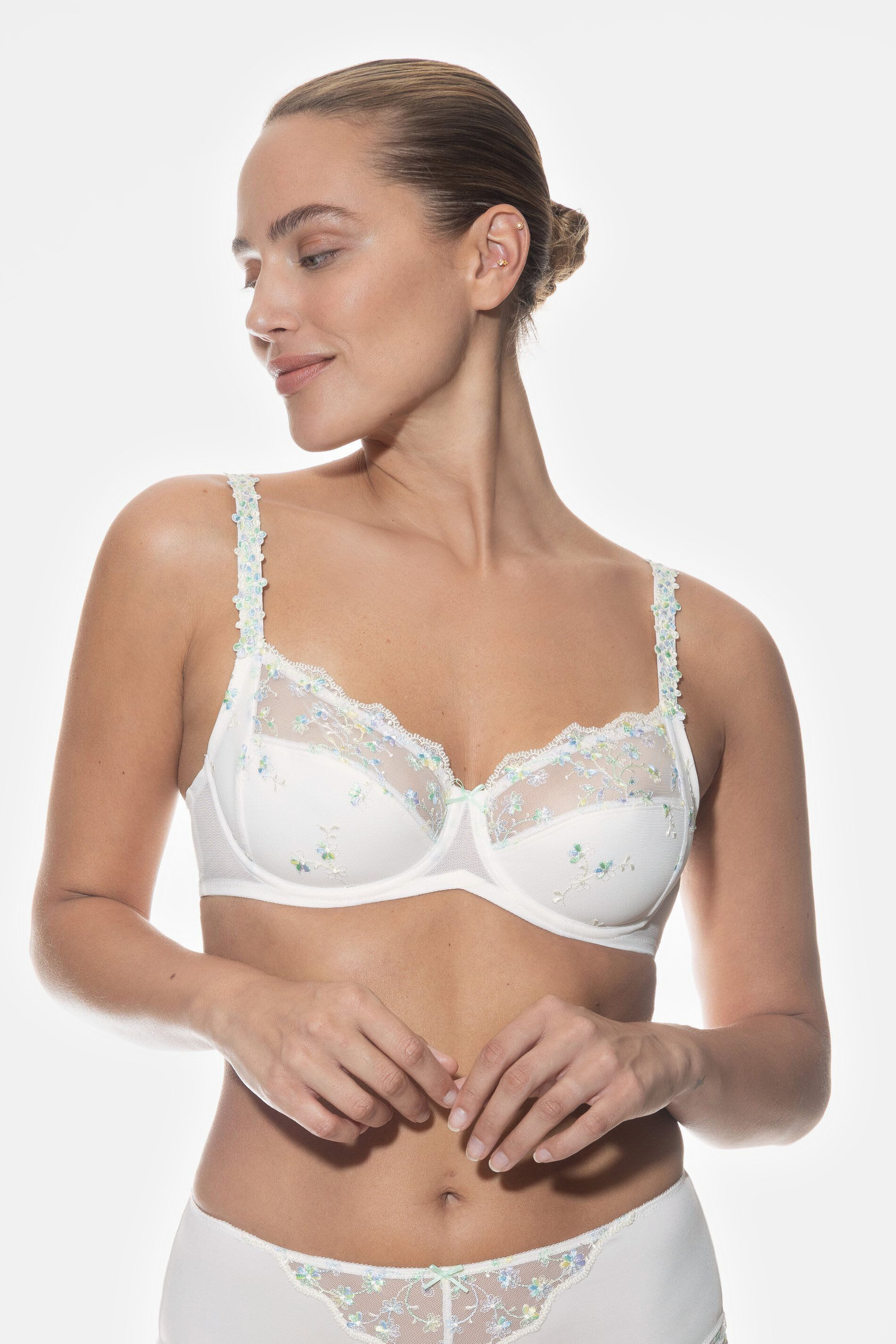 Bügel-BH Damen Serie Delightful Florale Stickerei