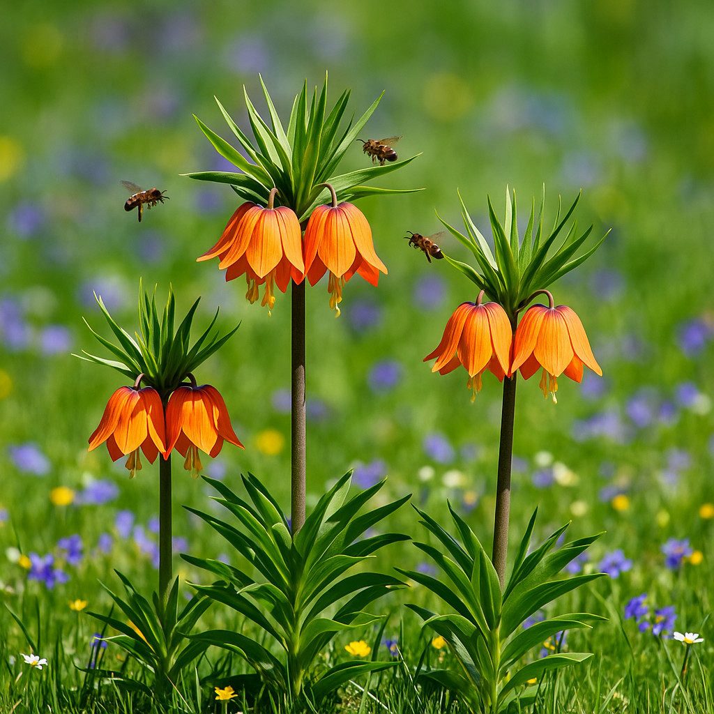 Exotenherz Blumenzwiebeln Exotenherz Blumenzwiebeln - Kaiserkrone Fritillaria Garland Star (5x), (5-St)