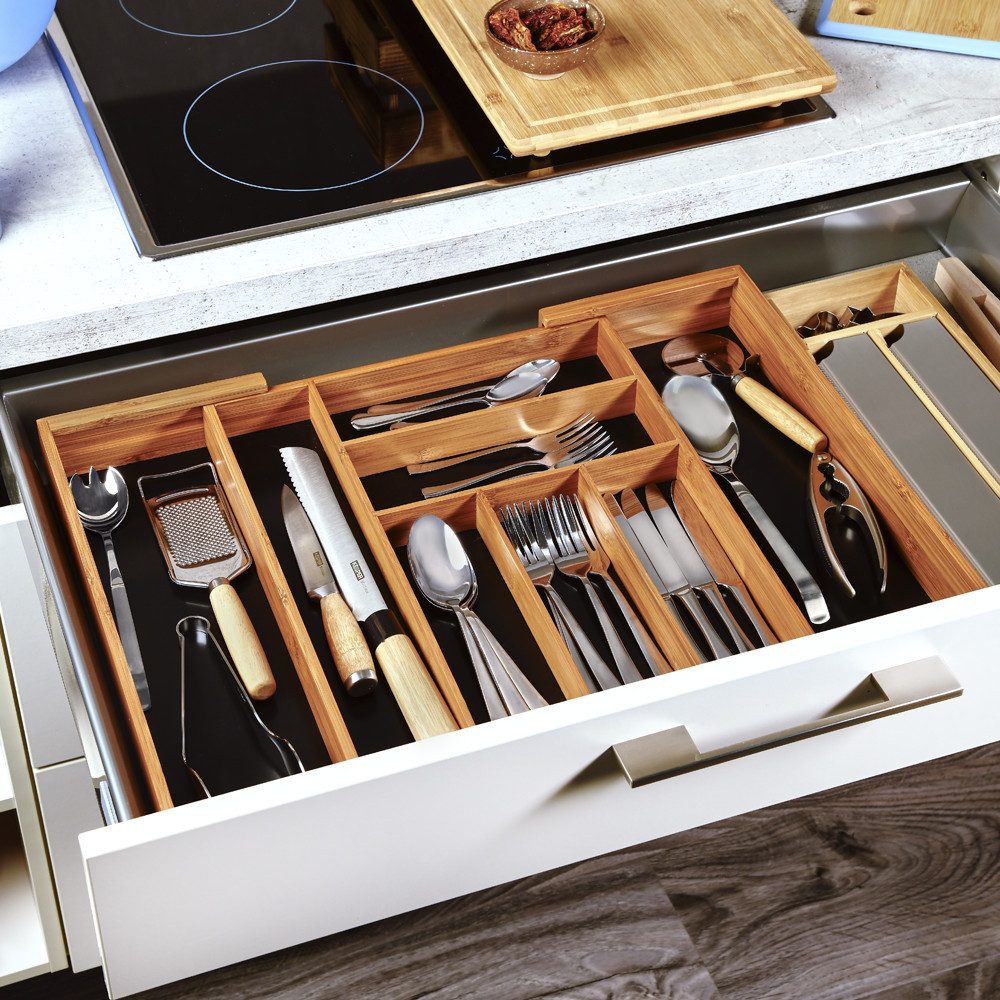 KESPER® Besteckeinsatz ausziehbar (1 St), bis zu 8 Fächer – Bild 4 von 4