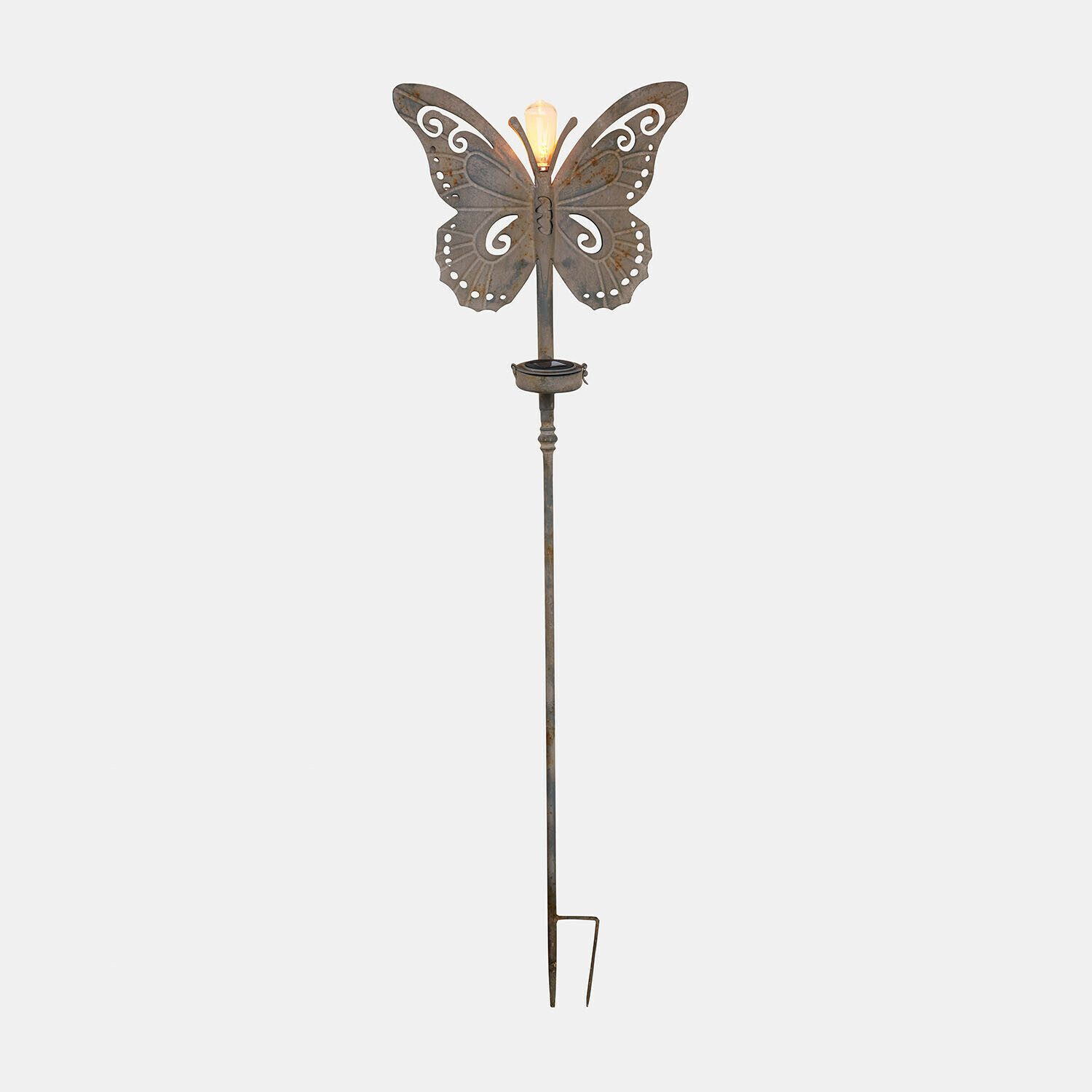 Mirabeau LED Laterne Solar-Laterne Pavrelle antikgrau