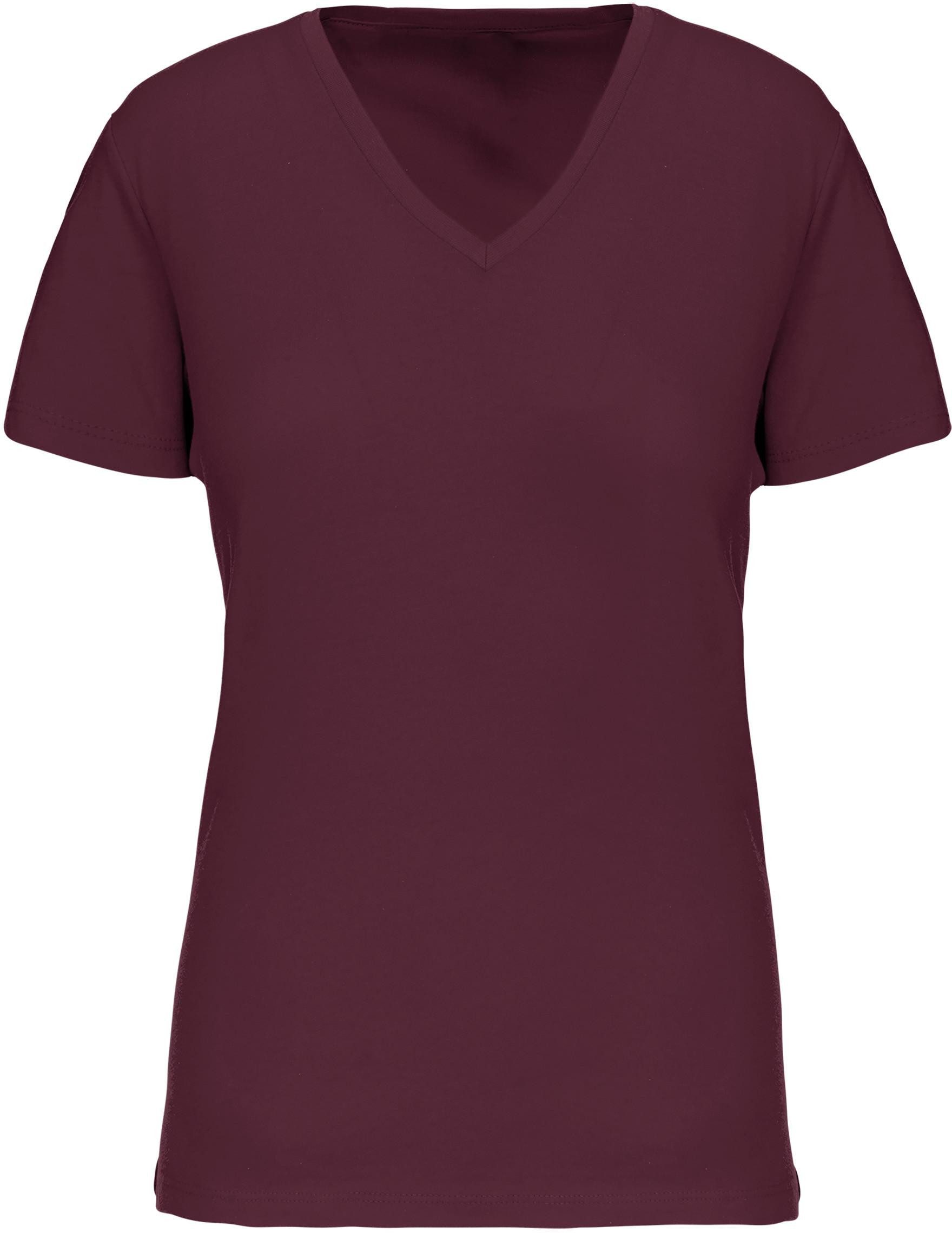 Kariban V-Shirt Damen-T-Shirt BIO150 IC mit V-Ausschnitt günstig online kaufen