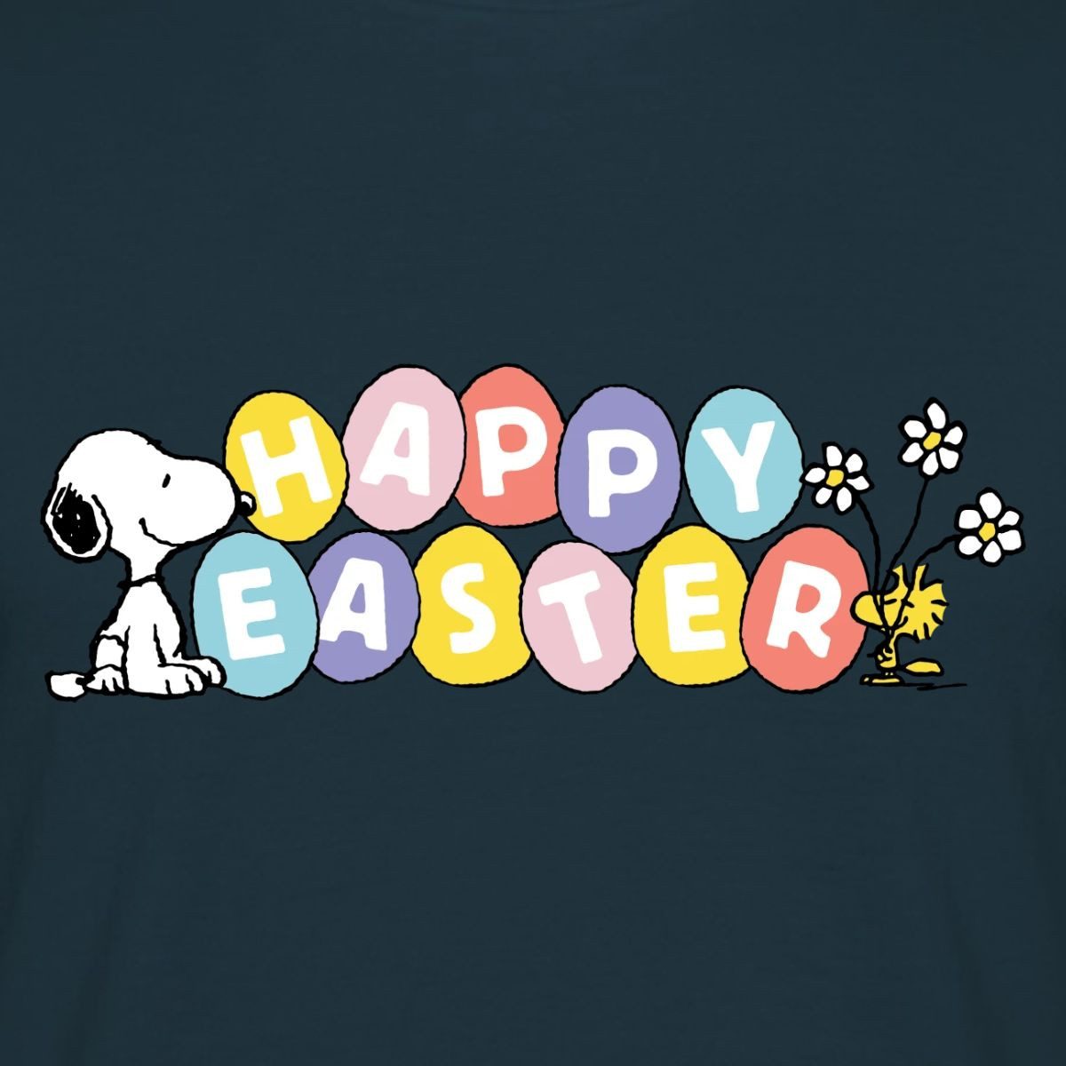 Spreadshirt T-Shirt Peanuts Snoopy Happy Easter Ostern Männer T-Shirt (1-tlg)