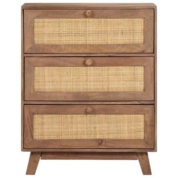 vidaXL Sideboard Sideboard 61x35x76 cm Massivholz Mango (1 St)