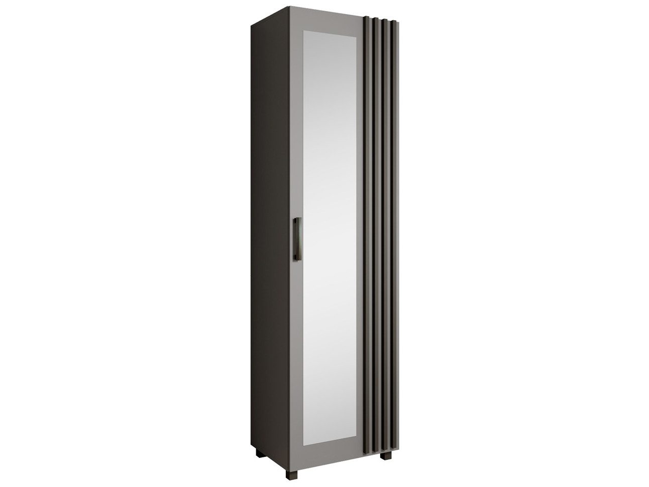 Beautysofa Garderobenschrank mit Tür und Spiegel LIVIA