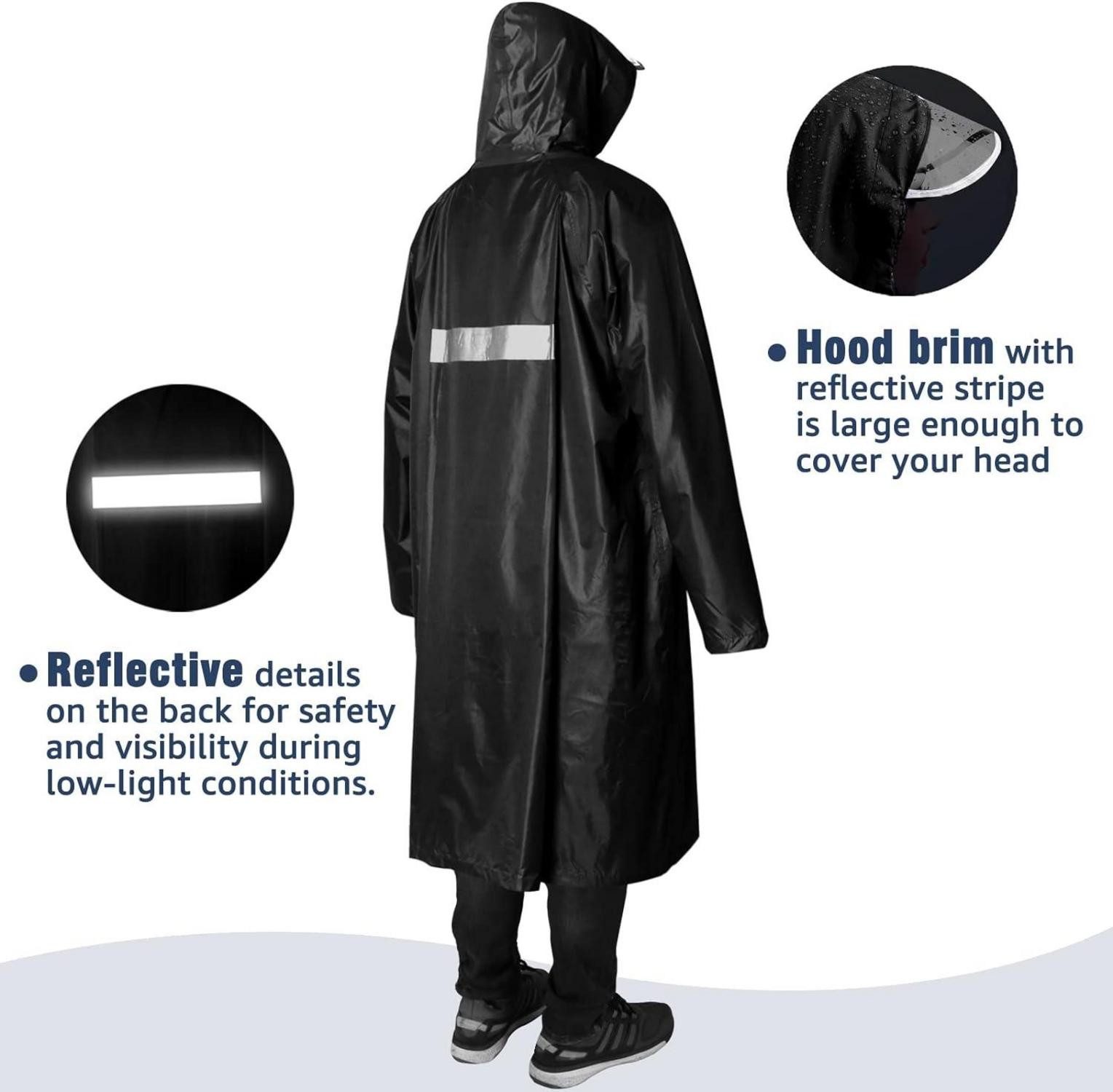 LuxusKollektion Campingstuhl Wasserdichter Regenmantel Radfahren Poncho günstig online kaufen