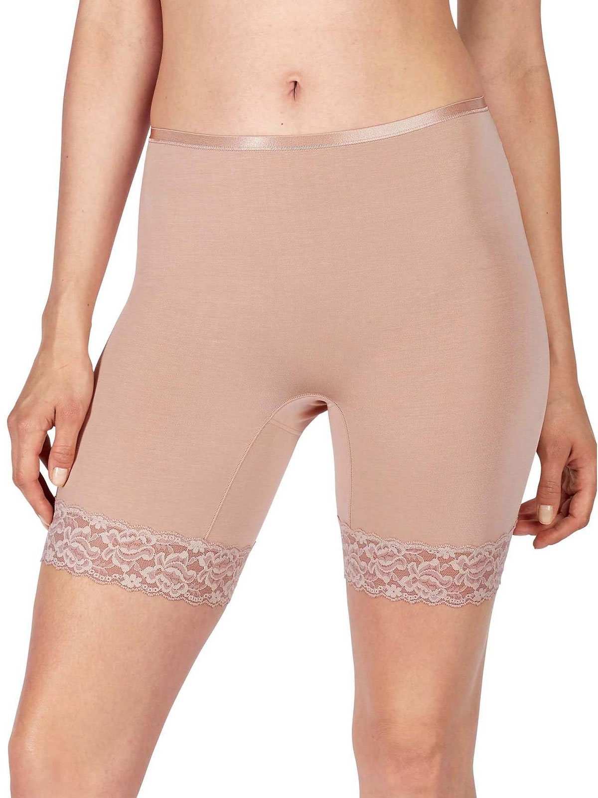 HUBER Pagenschlüpfer Damen Pant long leg hautnah Slip Series (Stück, 1-St) Materialmix