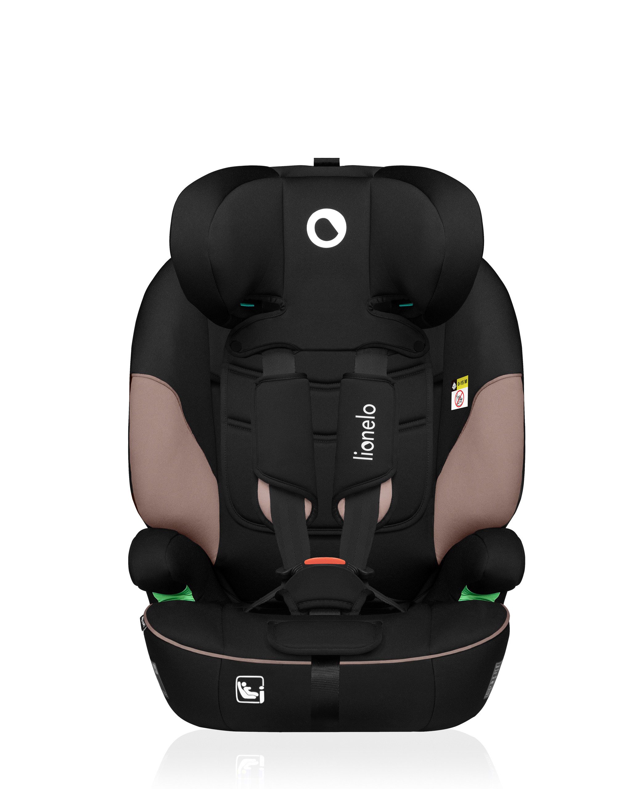lionelo Autokindersitz LEVI I-SIZE, ab: 15 Monaten, bis: 12 Jahre, (Set), i-Size / Universell passend, passt in alle Autos