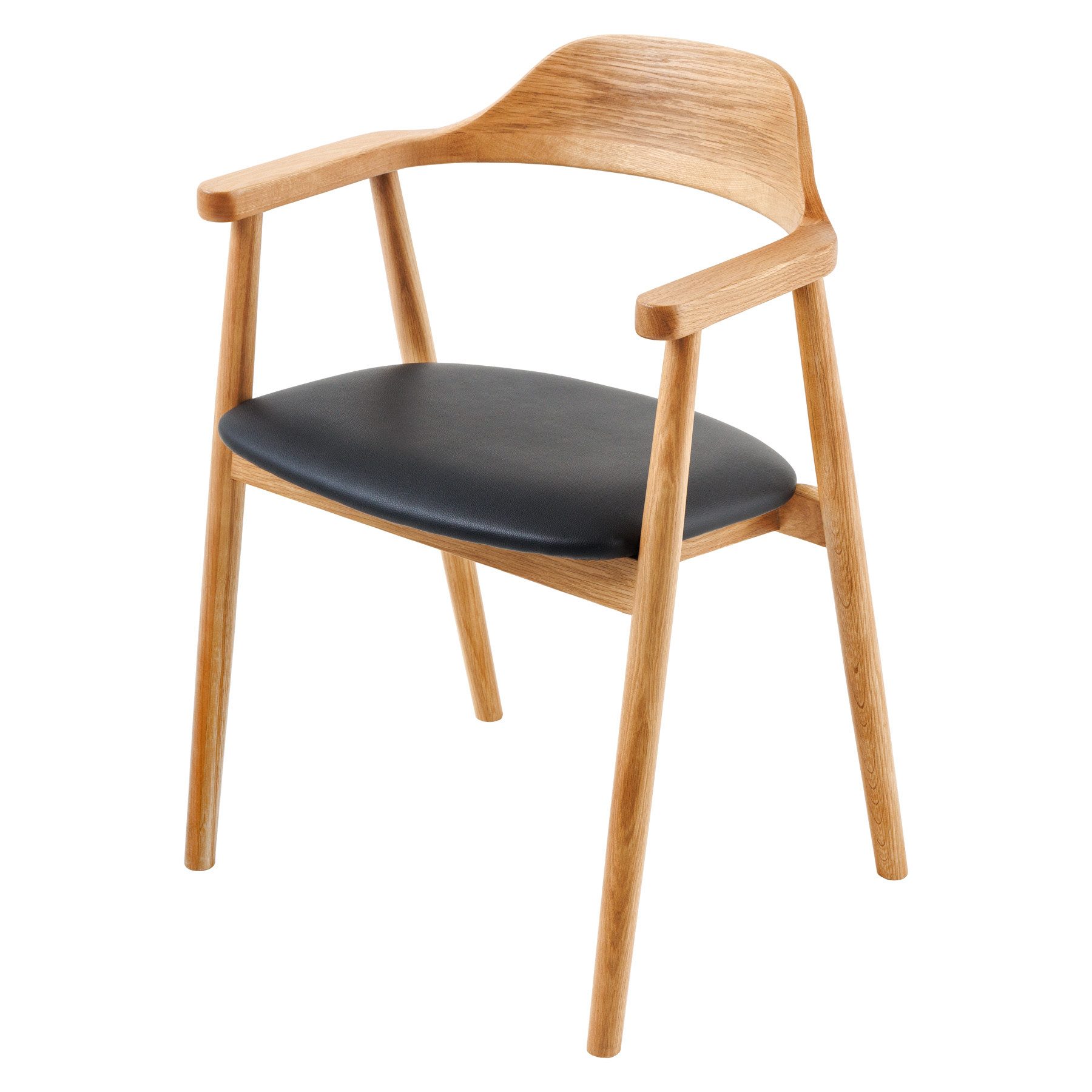 riess-ambiente Esszimmerstuhl VALHALLA WOOD matt-braun · Eiche Massivholz · günstig online kaufen