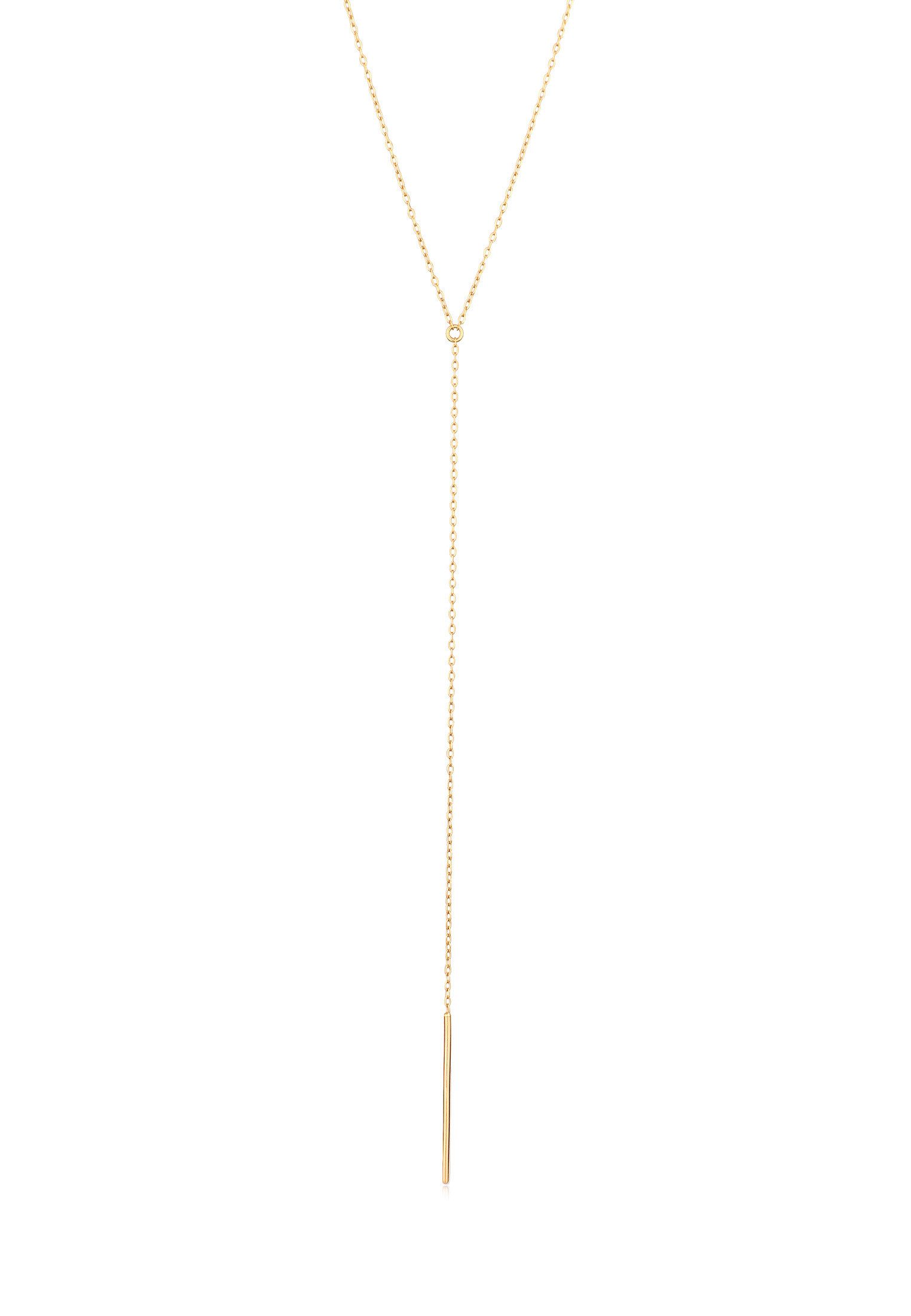 Kette ohne Anhänger Y-Kette Stab 925 Sterling Silber