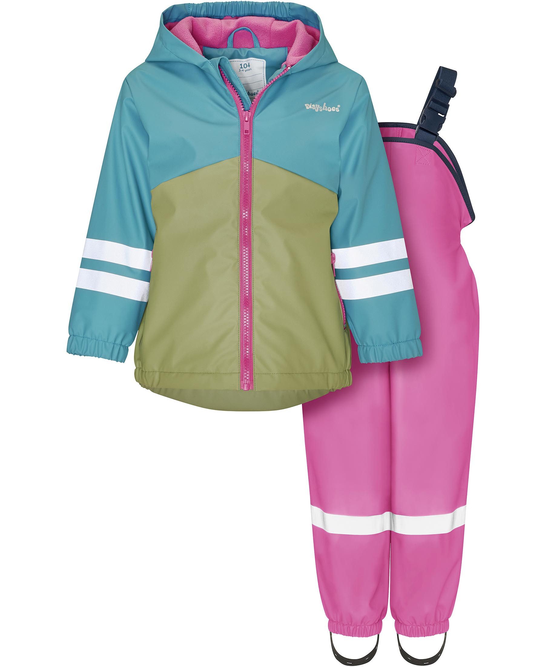Playshoes Regenoverall Regen-Anzug mit Fleece-Futter