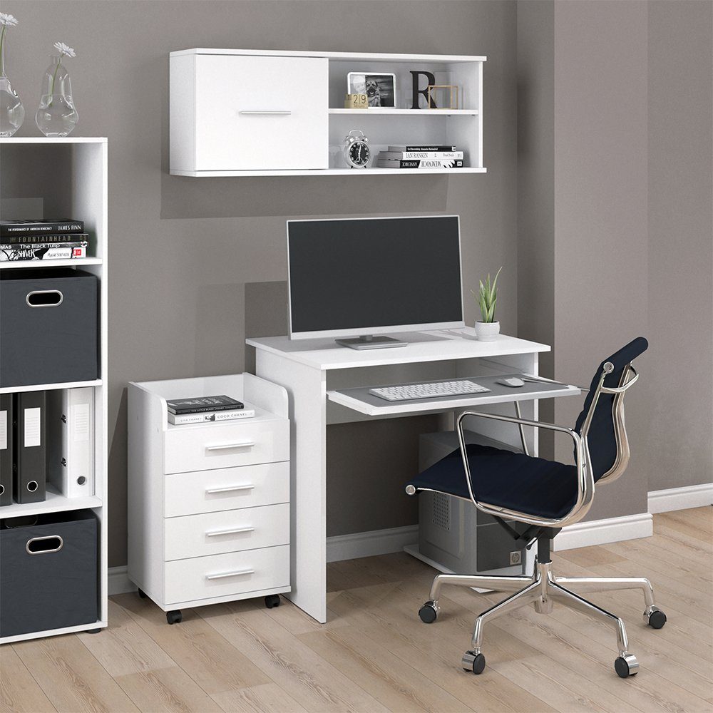 Vicco Schreibtisch Nick, Weiß, 80 x 58 cm günstig online kaufen