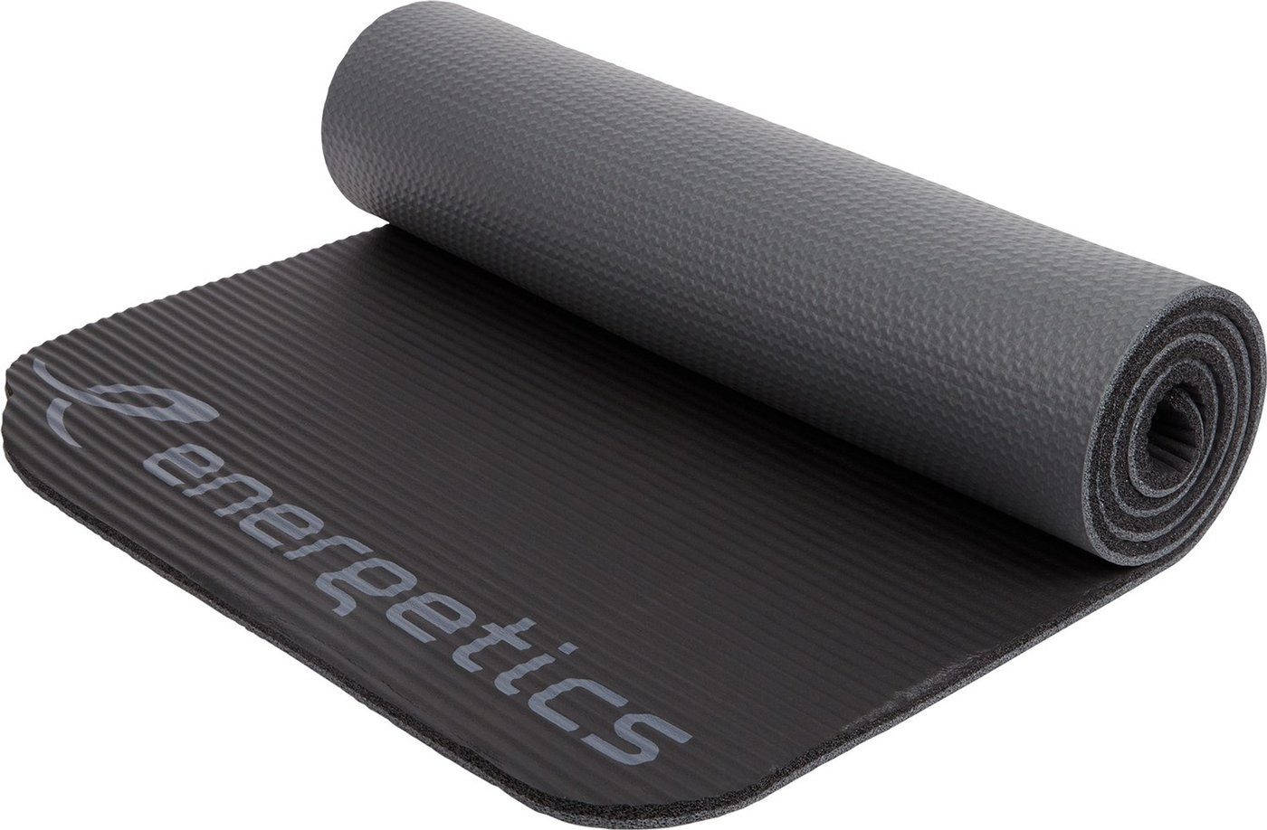 Energetics Fitnessmatte Gymnastik-Matte NBR Mat 180cm 1.5 BLACK/GREY DARK