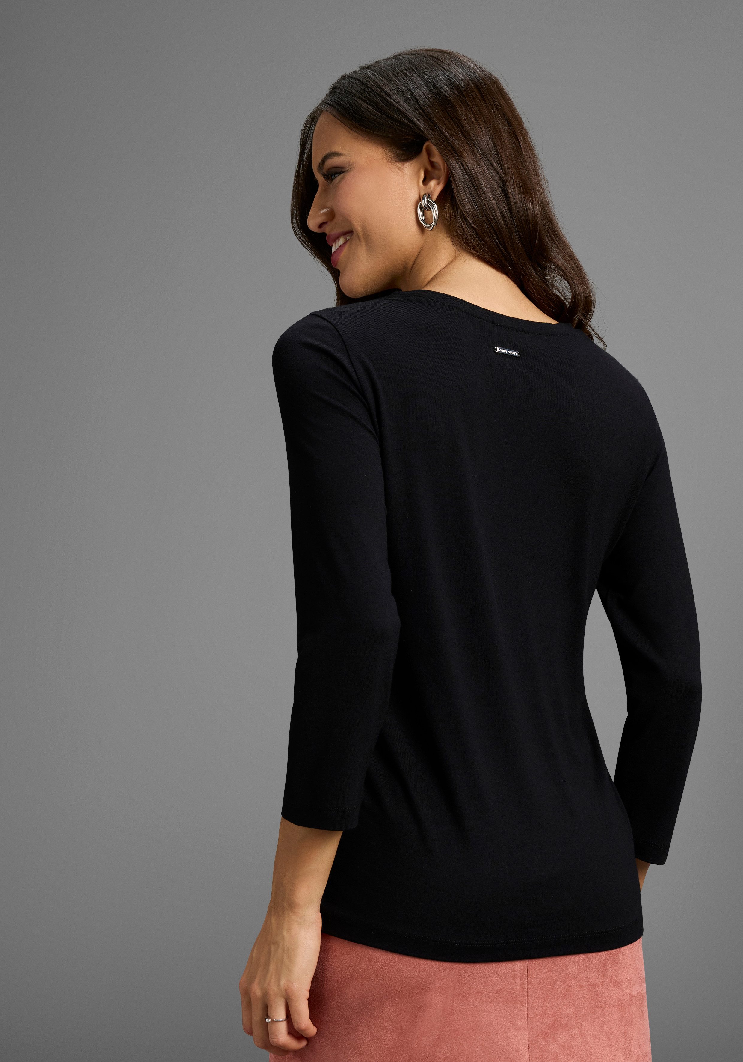 Laura Scott Longsleeve mit Pailletten und günstig online kaufen