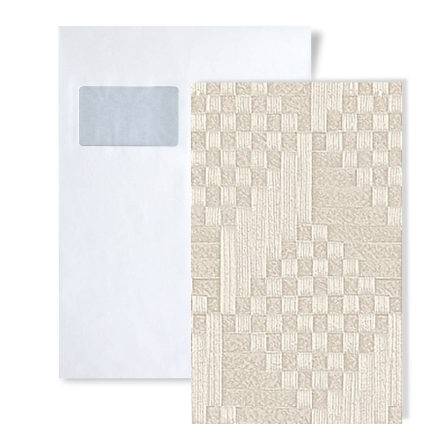 Profhome 3D-Tapete 1 MUSTERSTÜCK S-GR322302-DI DIN A4 MUSTER der 3D Tapete, (1 Musterblatt, ca. A5-A4), beige
