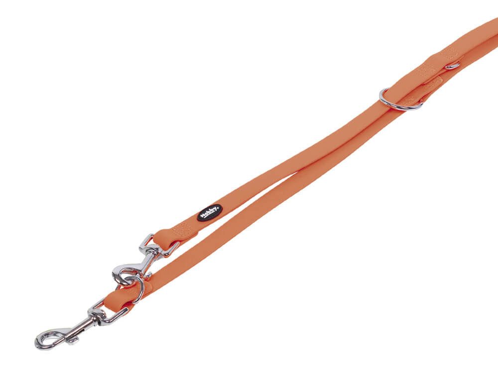 Nobby Hundeleine Führleine "Cover", neonorange, L: 200cm, B: 20mm