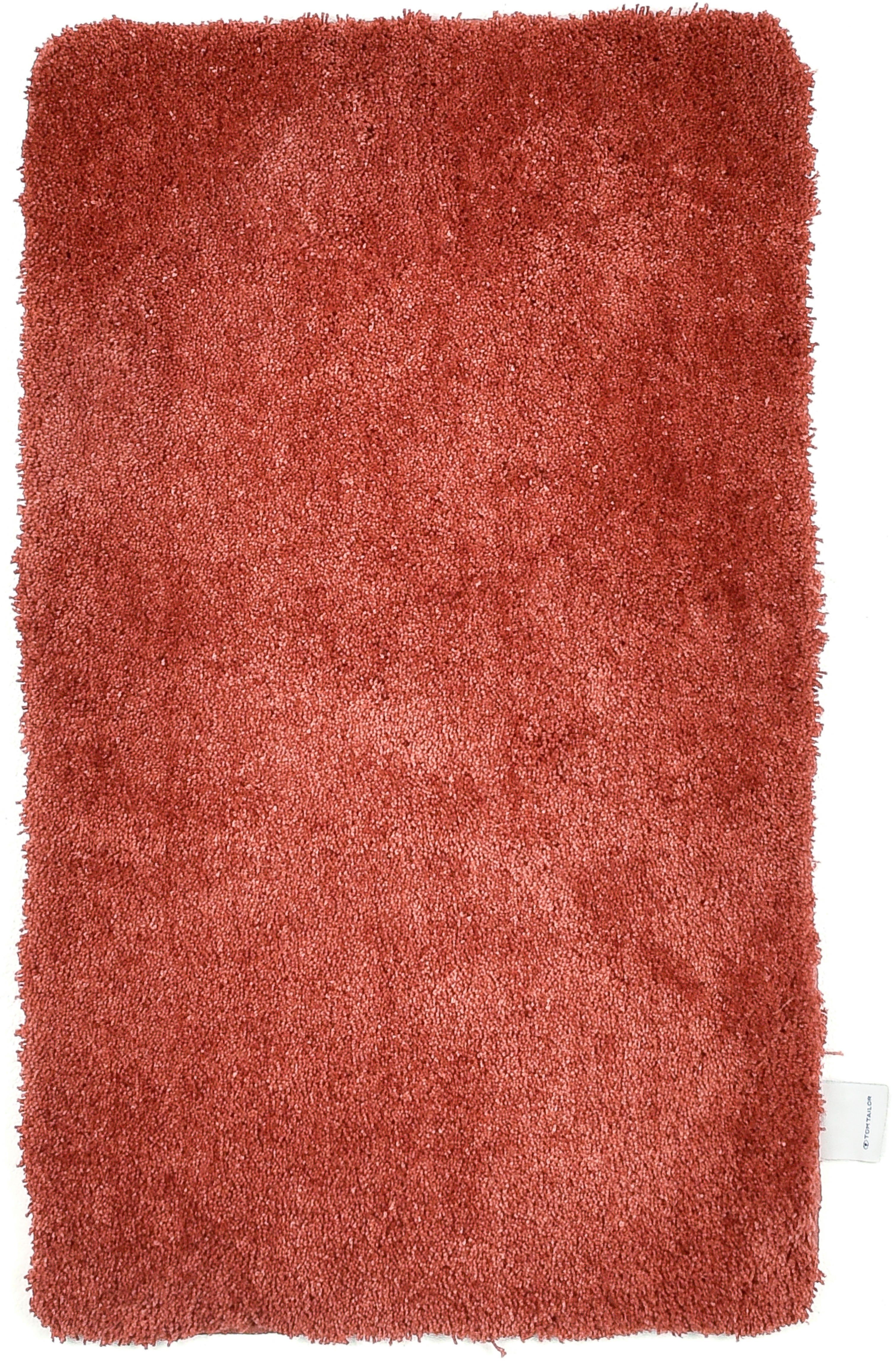 Badematte Cozy Bath UNI TOM beschichtet, mm, HOME, 27 Farben, rutschhemmend TAILOR und rust fußbodenheizungsgeeignet, oval rechteckig, rund Polyester, erhältlich Höhe Uni rechteckig, Badteppich