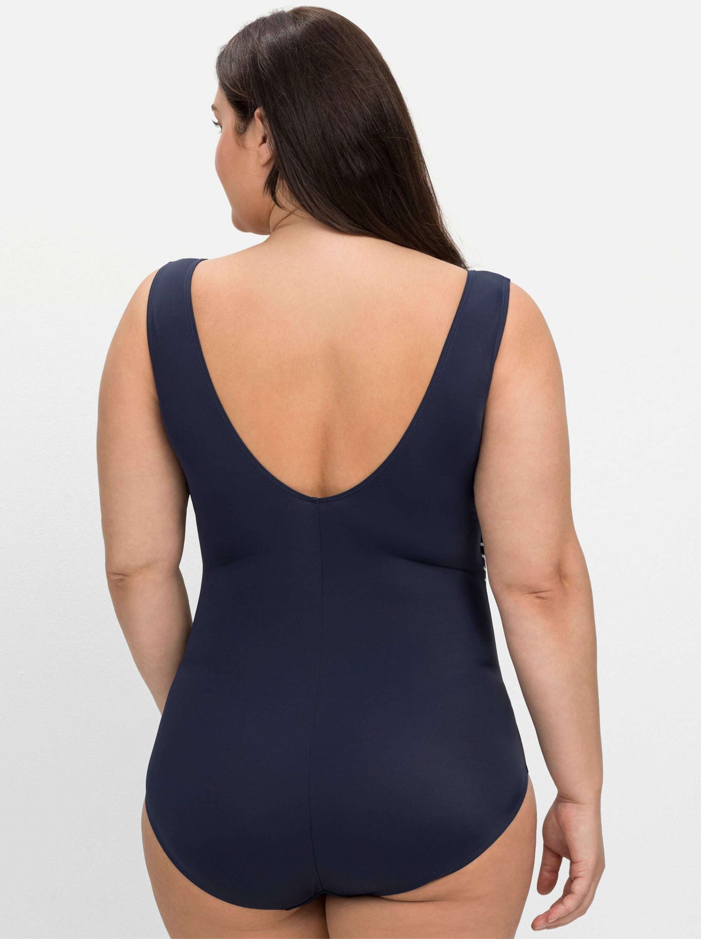 Sheego Badeanzug Badeanzug (1-St) günstig online kaufen