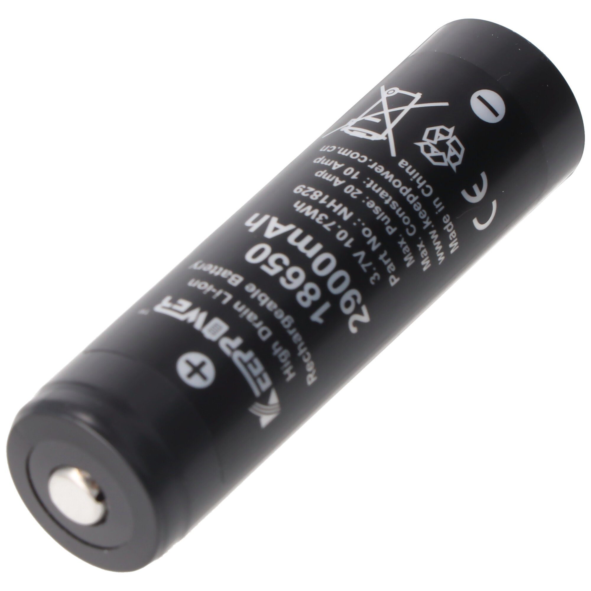 Keeppower Keeppower IMR18650 Akku 2900mAh, Akku 2900 mAh (3,7 V)