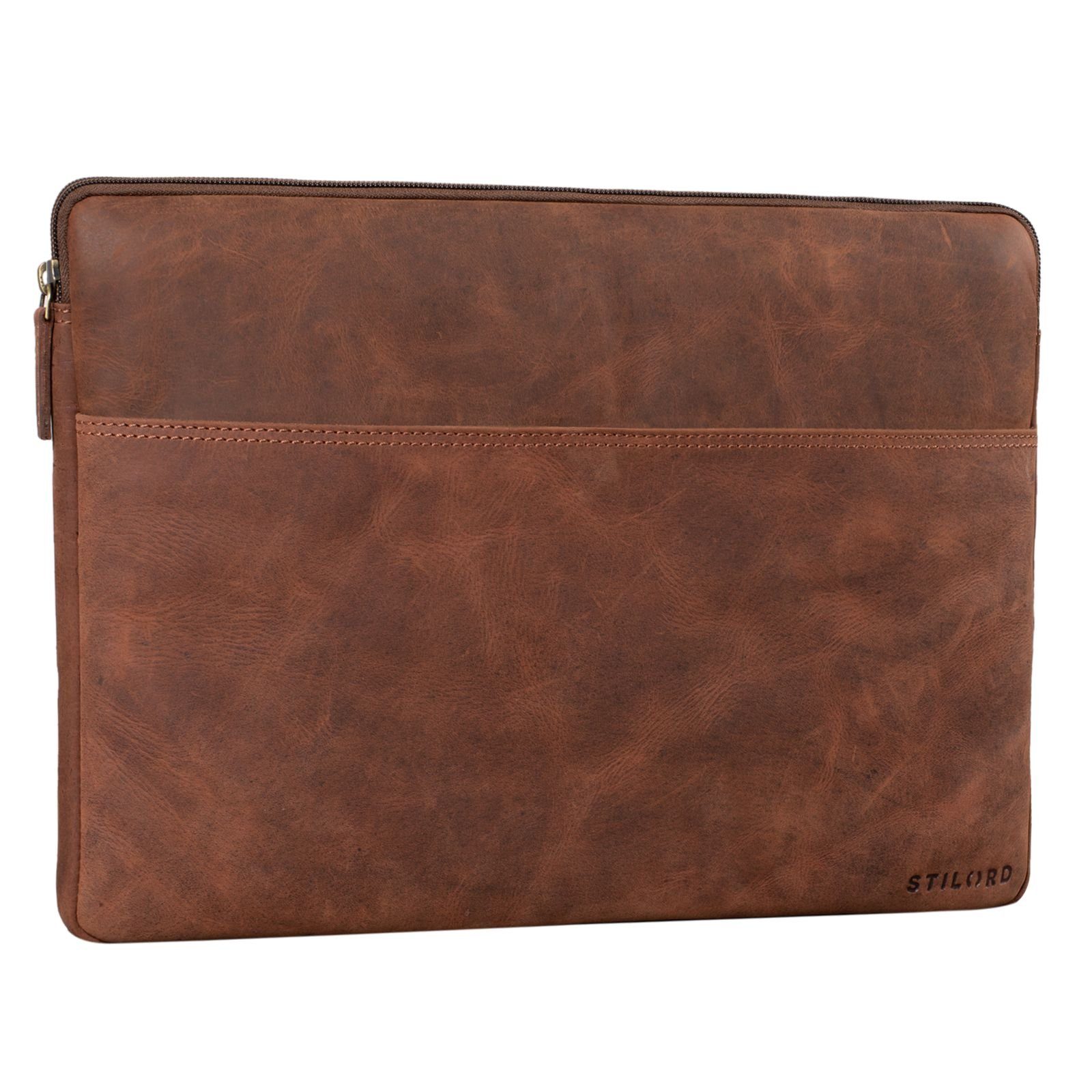 Laptop-Hülle "Murphy" Laptoptasche 15.6 Zoll Leder