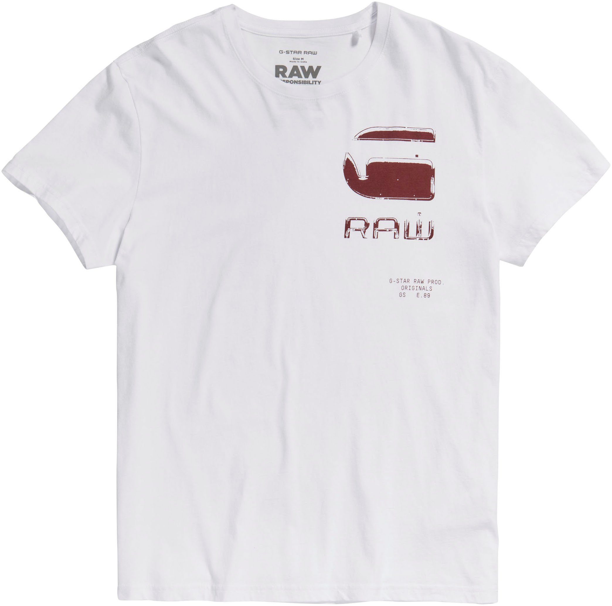 RAW G-Star T-Shirt RAW G-Star T-Shirt G white