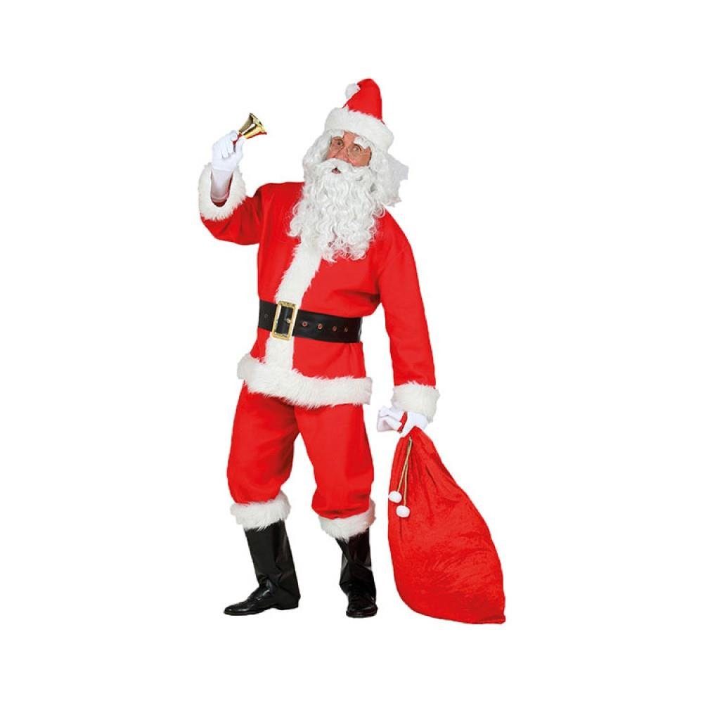 Widmann S.r.l. Kostüm Weihnachtsmann, Größe L/XL Jacke Hose Mütze  Weihnachtskostüm Nikolaus