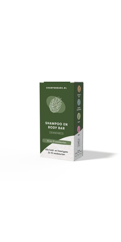 ShampooBars Haarshampoo ShampooBars Mini Shampoo & Body Bar Tannenwald 20 g