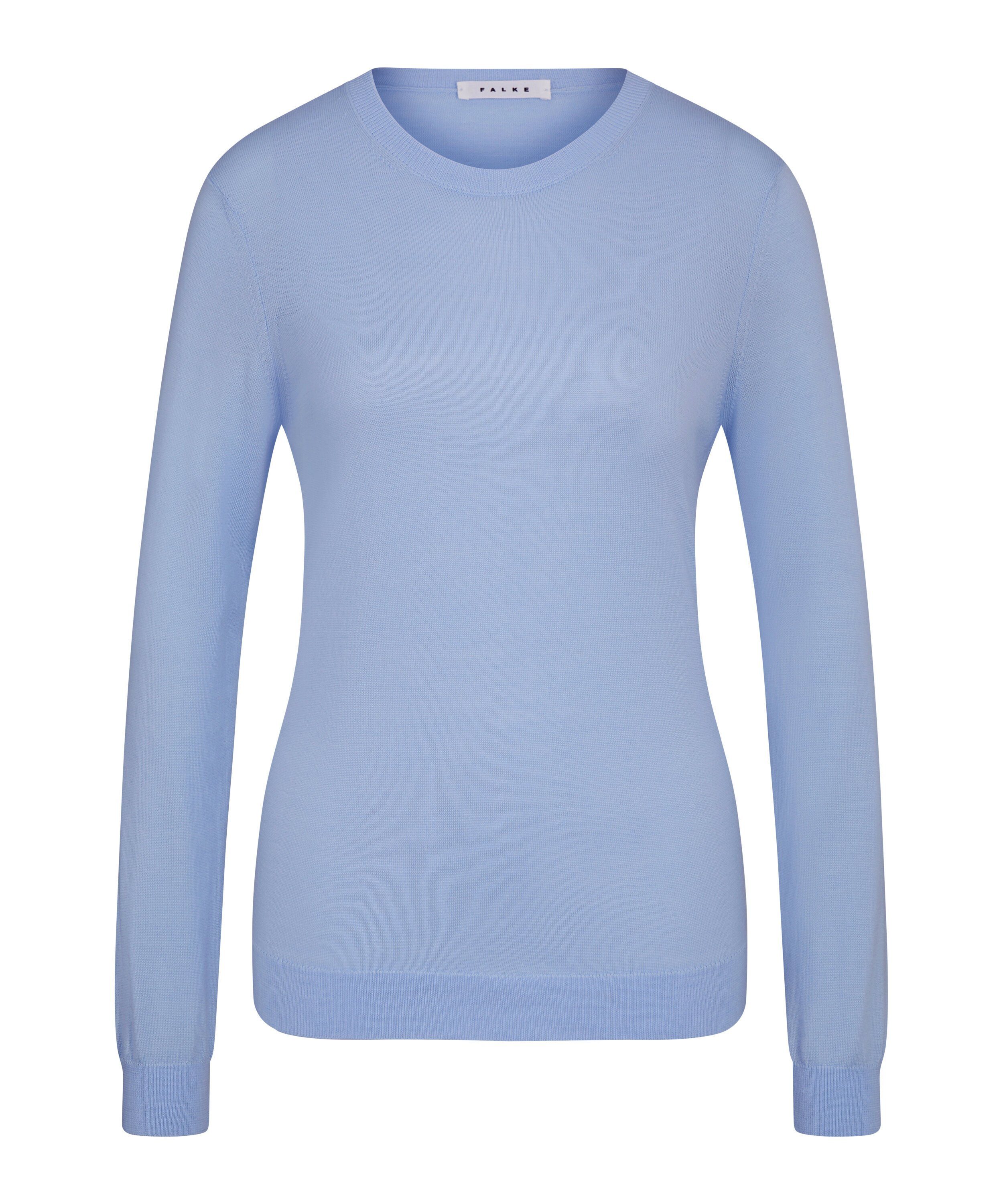 FALKE Strickpullover (1-tlg) aus Merinowolle bellflower (6717)