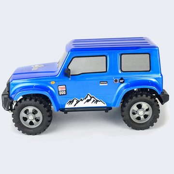 Insma RC-Auto, 1:18 Mini RC Auto Bürstenmotor mit 2,4GHz Fernbedienung