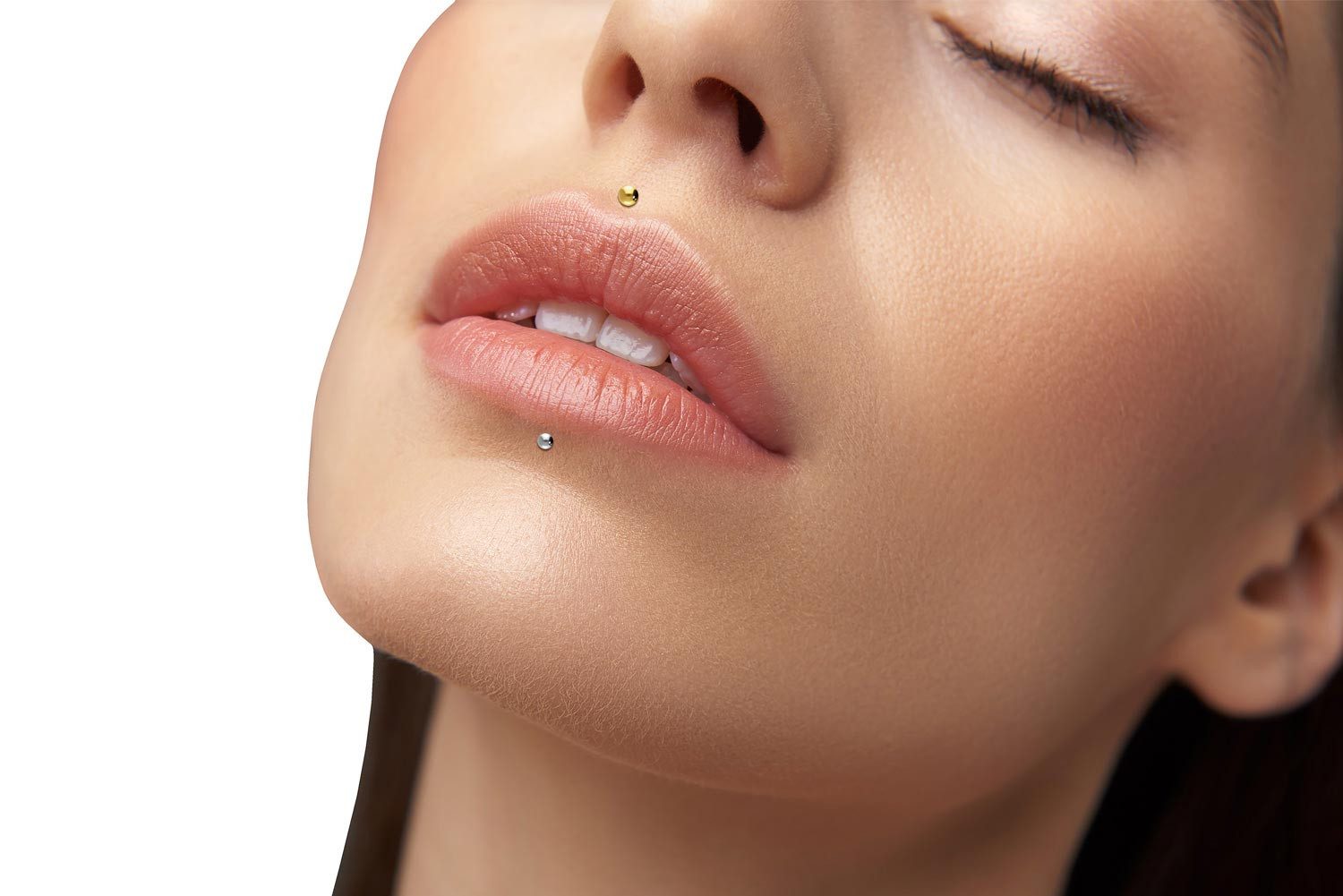PIERCINGLINE Piercing-Set Titan Labret (Labrets, 1-tlg)