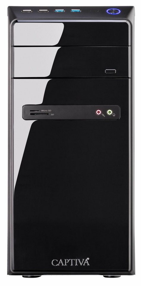 CAPTIVA Power Starter R95-662 Business-PC (AMD Ryzen 5 5600G, -, 8 GB RAM, 250 GB SSD, Luftkühlung)