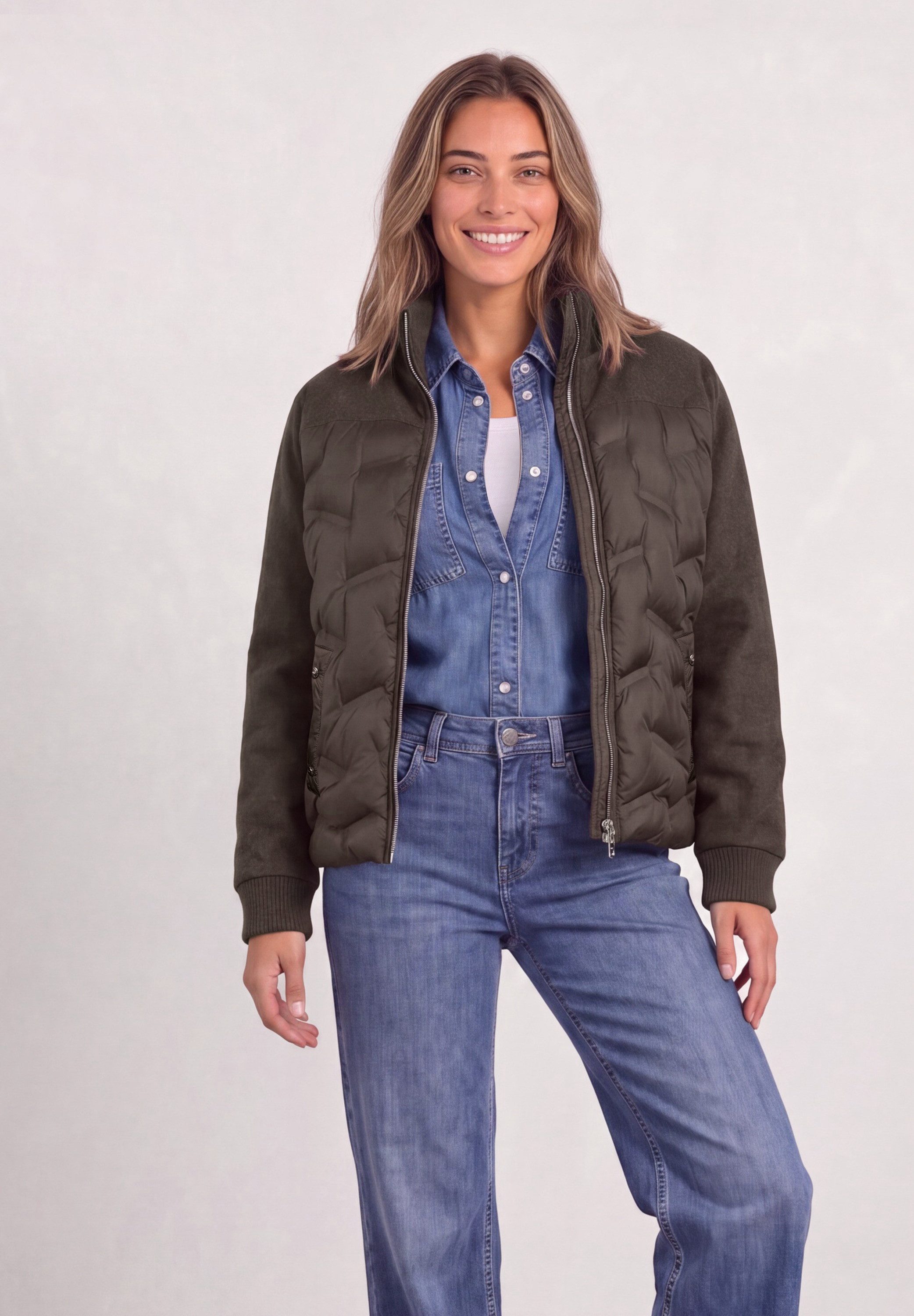STREET ONE Steppjacke mit Stehkragen