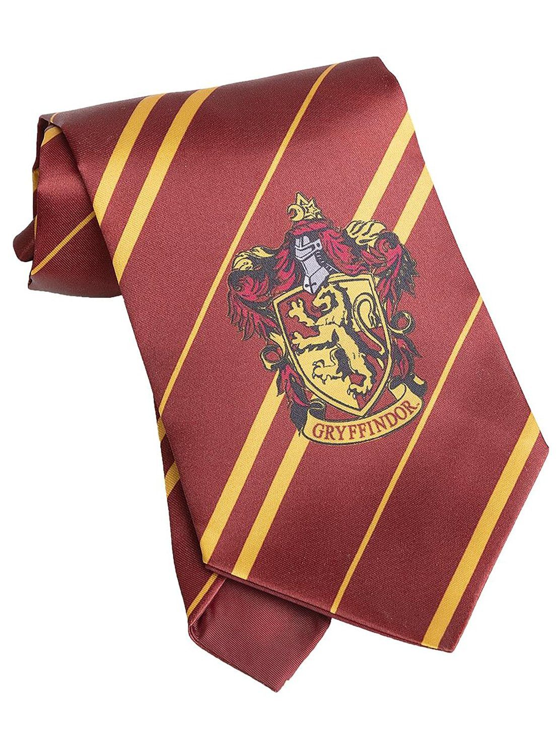 Metamorph Zauberer-Kostüm Harry Potter – Gryffindor Krawatte, Glänzende Krawatte mit dem Logo und den Farben des Hauses Gryffindor