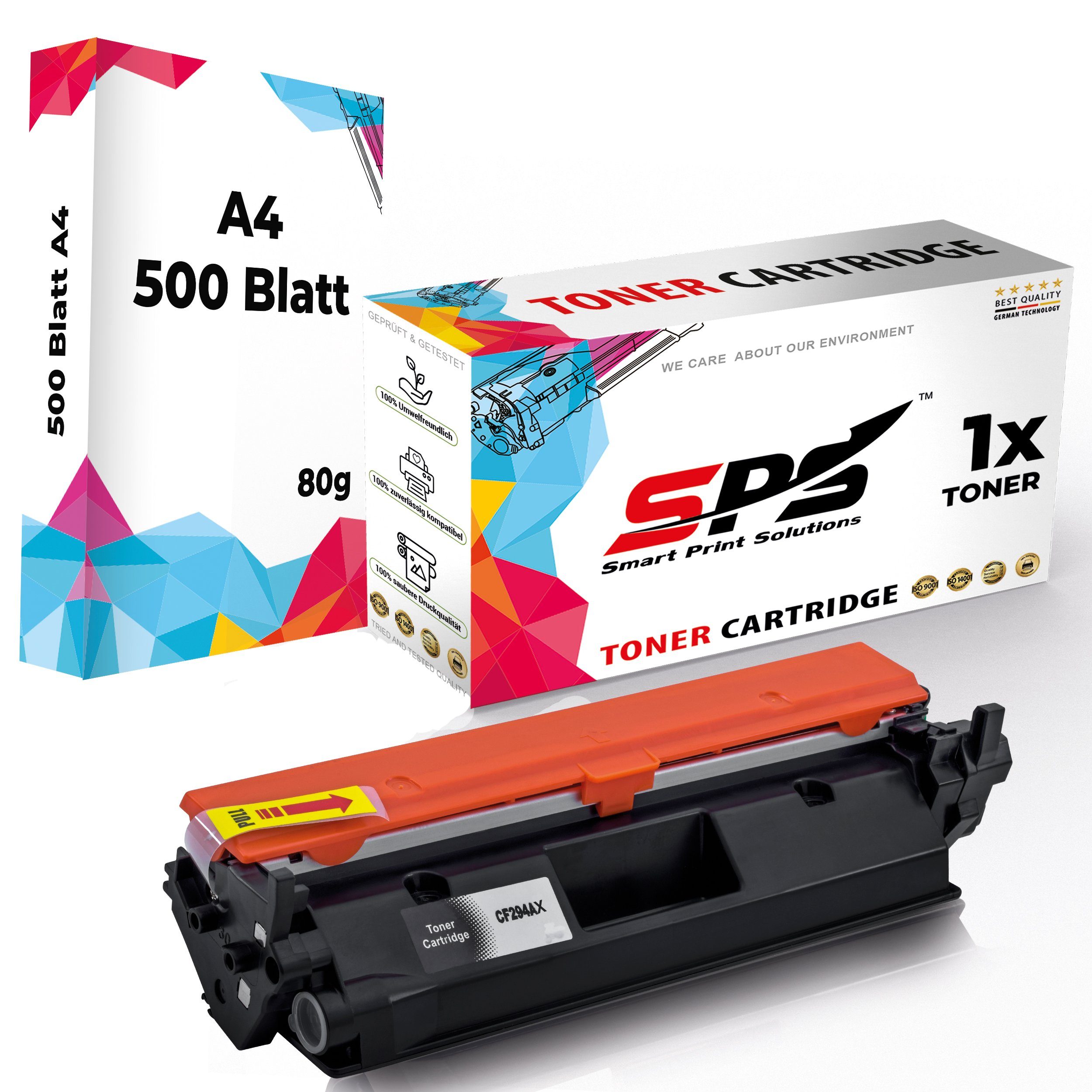 SPS Tonerkartusche Kompatibel für HP Laserjet Pro MFP M148 CF294X, (1er Pack + A4 Papier)
