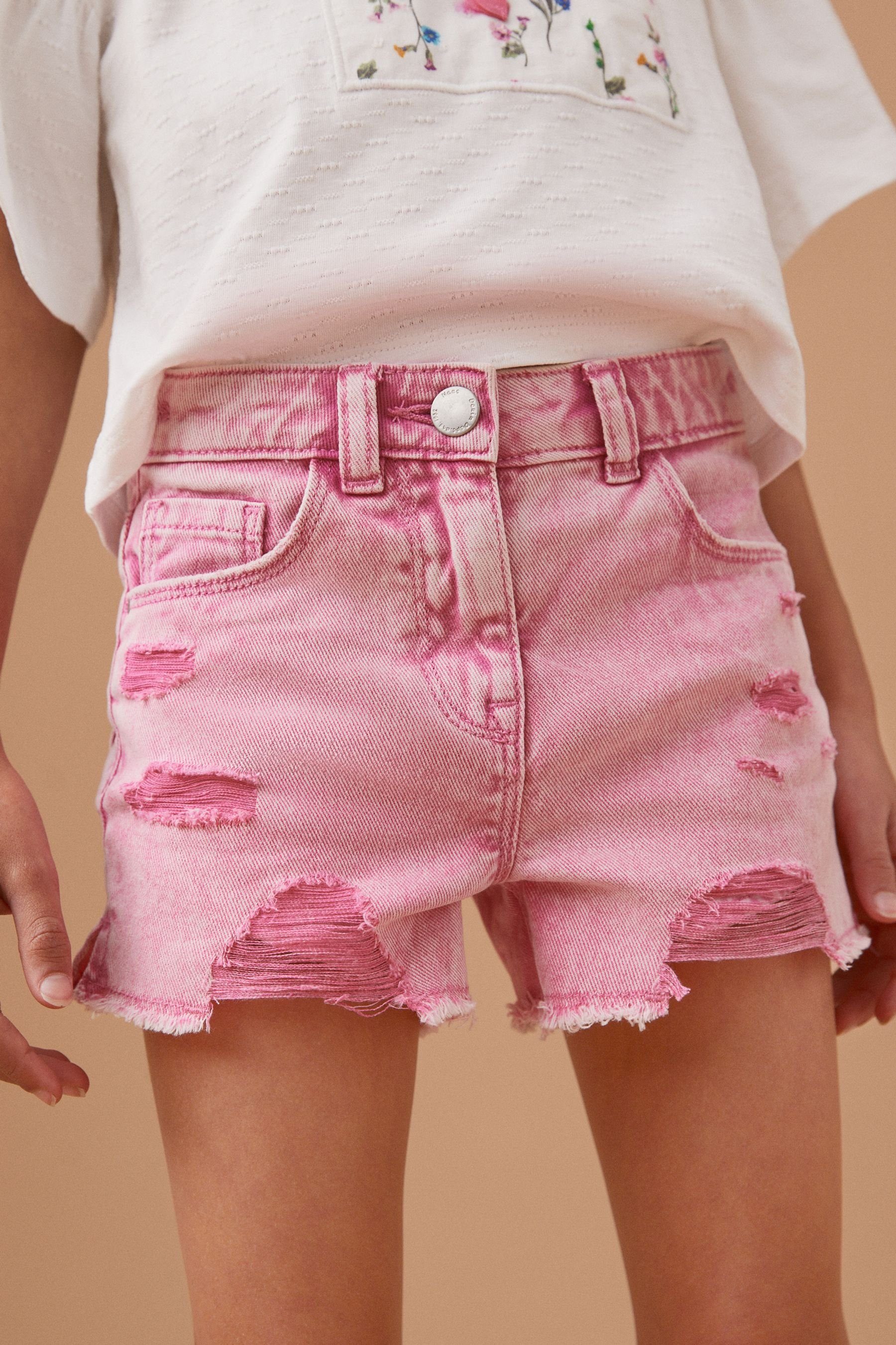 Next Jeansshorts Shorts in Used-Optik mit günstig online kaufen
