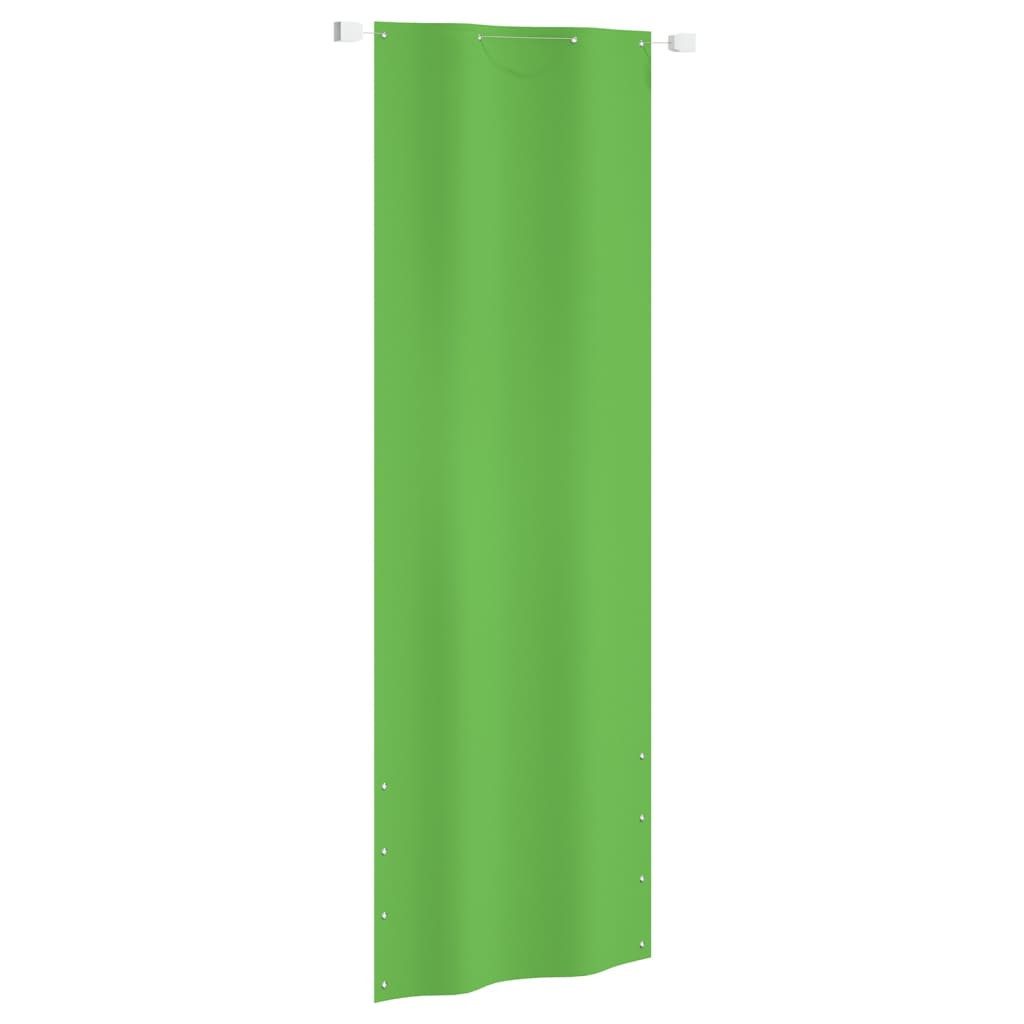 vidaXL Balkonsichtschutz Balkon-Sichtschutz Hellgrün 80x240 cm günstig online kaufen