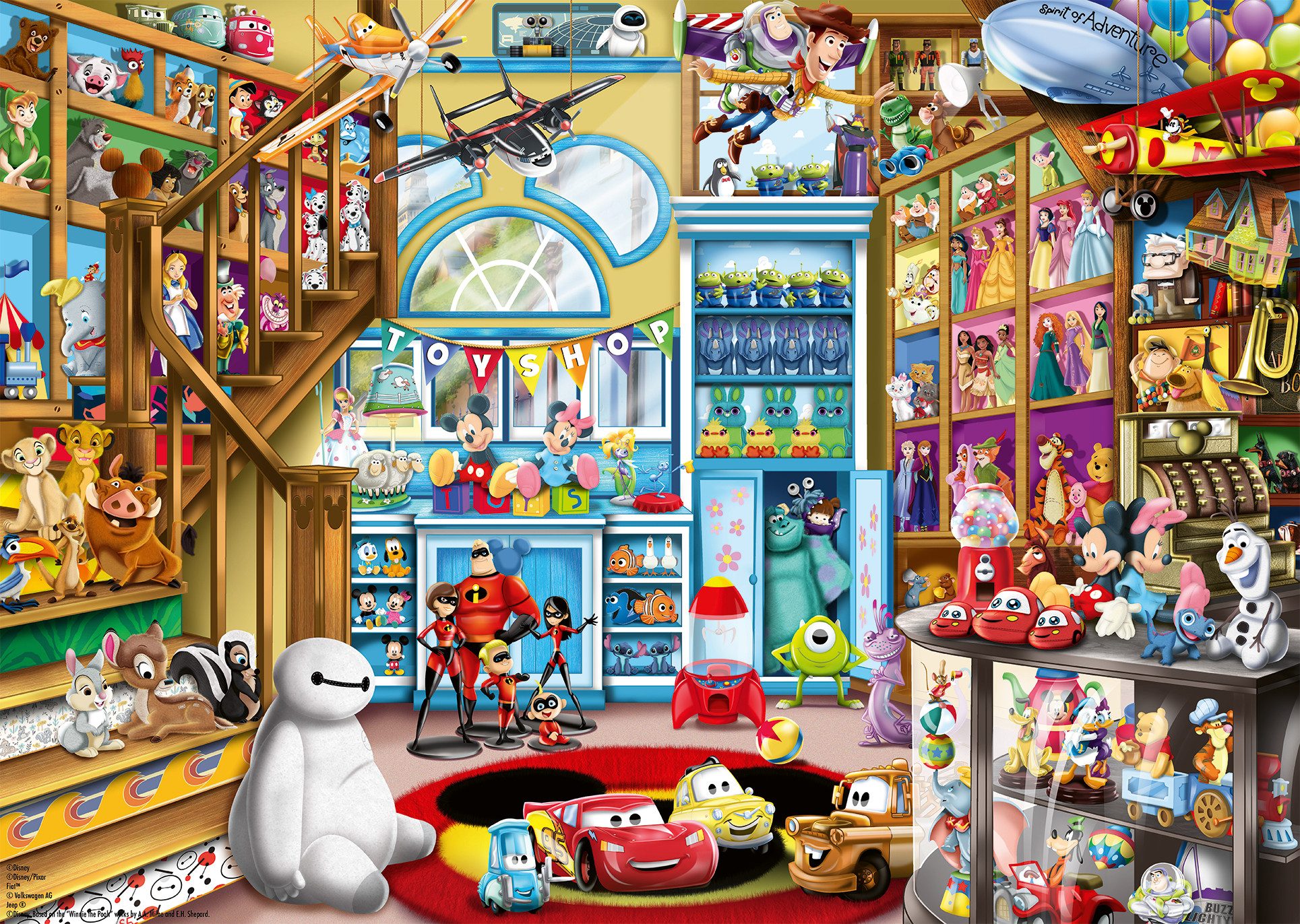 Ravensburger Puzzle Disney Classics, Im Spielzeugladen, günstig online kaufen