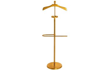 riess-ambiente Garderobenständer VALET 130cm gold, (Einzelartikel, 1 St), Schlafzimmer · Metall · Herrendiener · mit Ablage · Kleiderstange