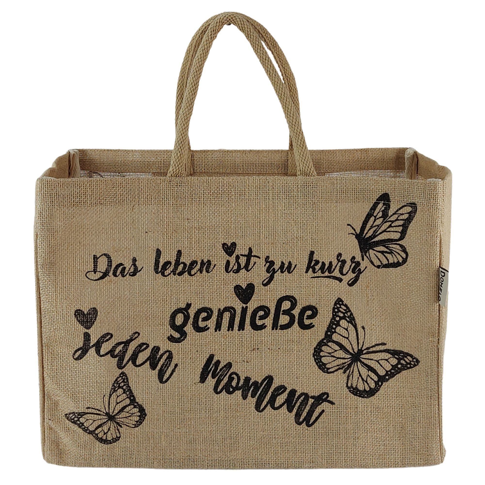 Domelo Einkaufskorb Jute Einkaufskorb, Vegan Einkaufstasche, günstig online kaufen
