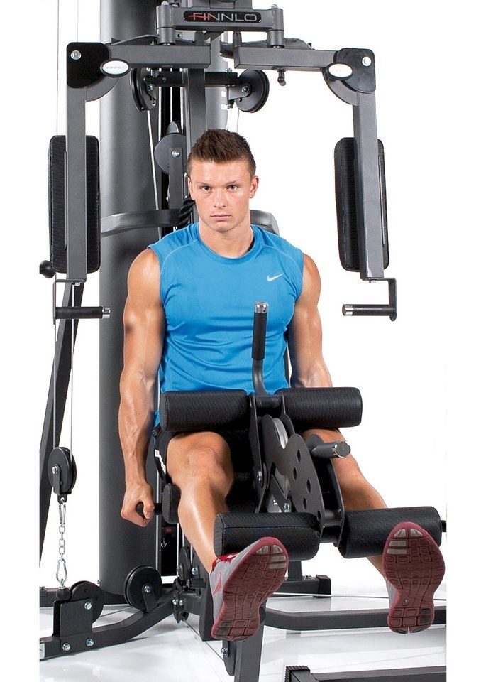 Finnlo by Hammer Kraftstation Autark 2200, 16 Gewichtsblöcke (Seilzug, Butterflystange, Latzug, Ruderfunktion und mehr), max. Benutzergewicht 120 kg, max. Trainingsgewicht 100 kg