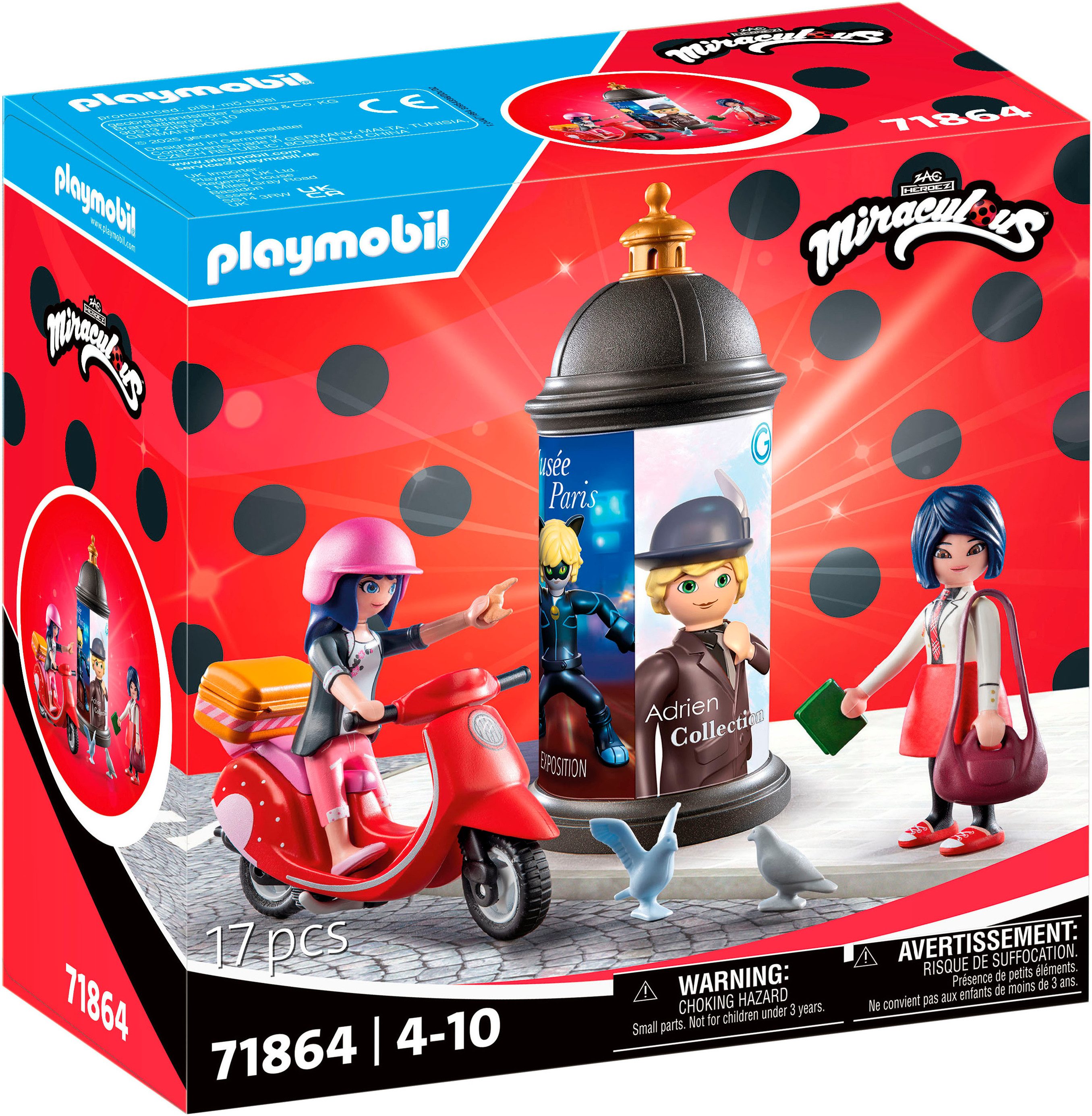 Playmobil® Miraculous: Rollerfahrt durch Paris (71864) Konstruktions-Spiels günstig online kaufen