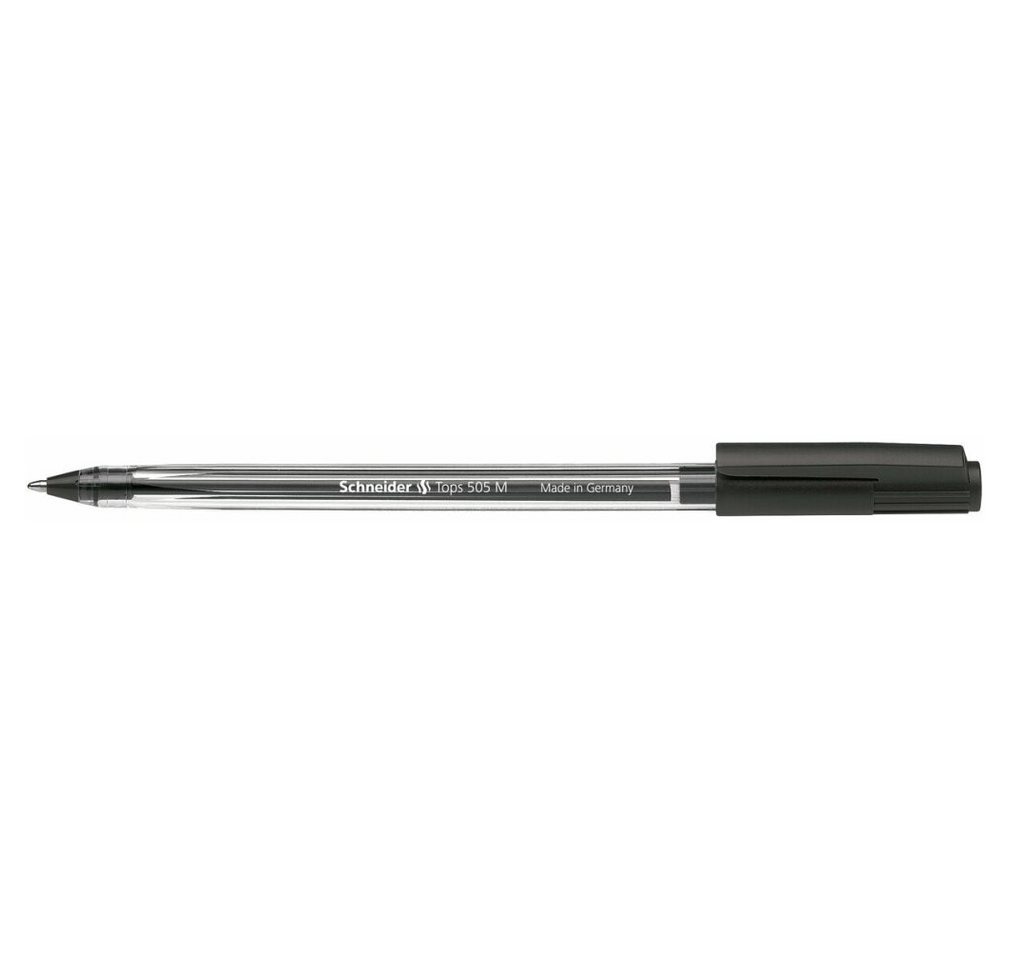 Thumbnail - Schneider Permanentmarker Kugelschreiber Stift Tops 505 M Schwarz (50 Stück)