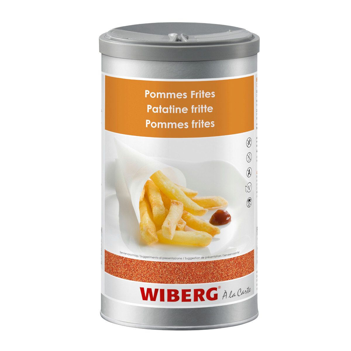 WIBERG Gewürz, Wiberg Pommes Frites Gewürzsalz mit einen dezenten Geschmack 1150g
