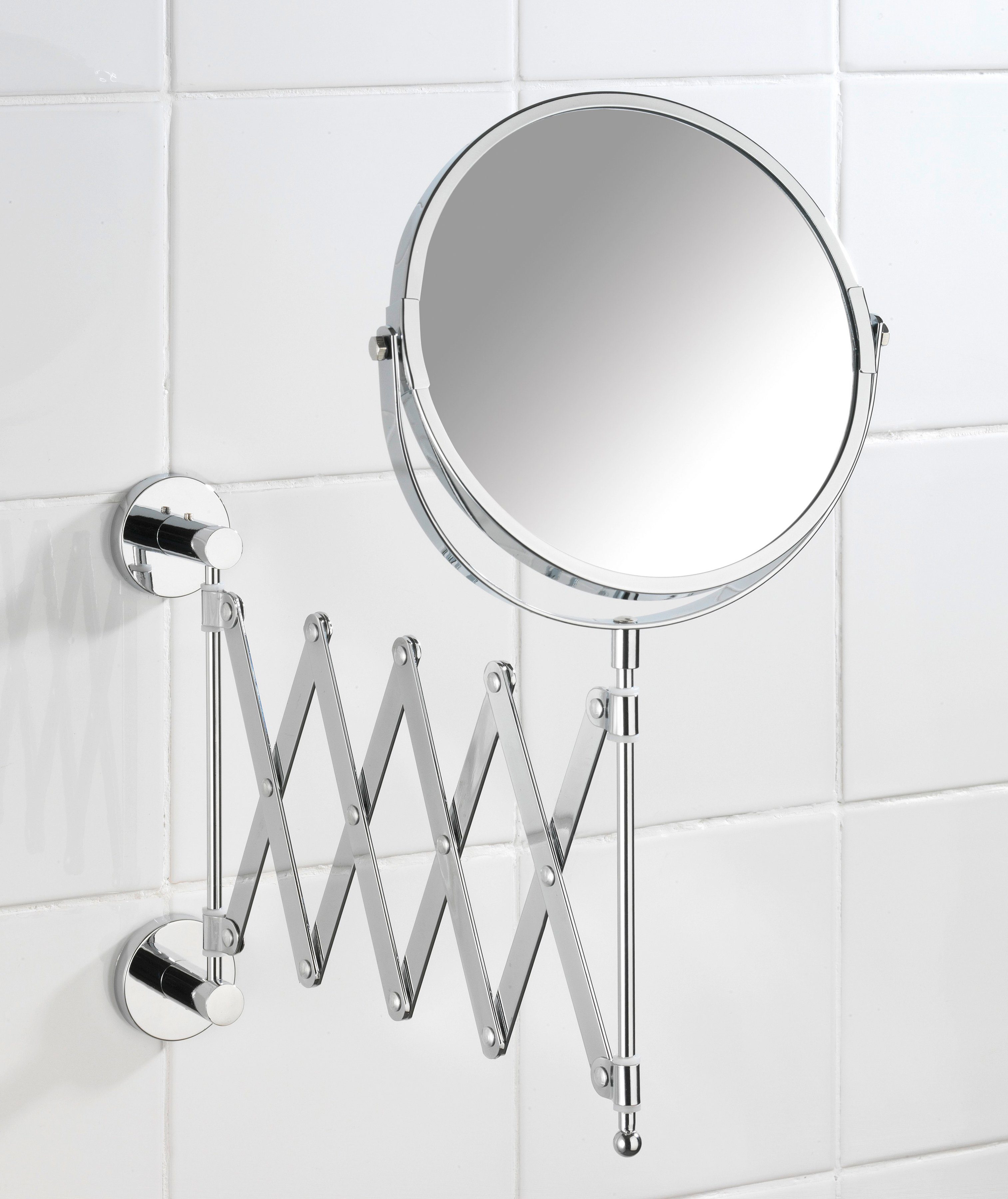 WENKO Kosmetikspiegel »Elegance«, Teleskop, Power-Loc - Befestigen ohne bohren-HomeTrends