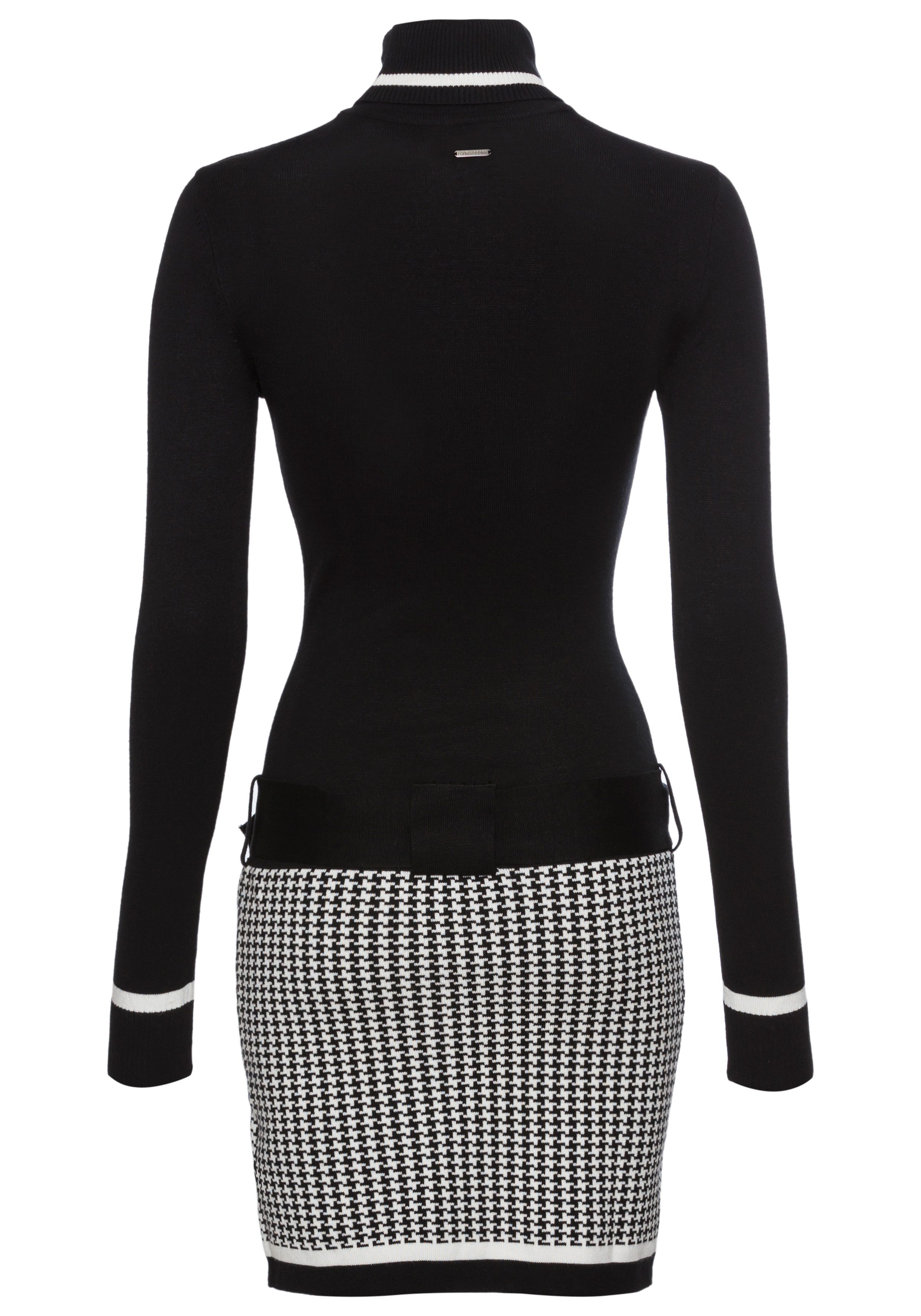 Laura Scott Strickkleid im Retro-Look mit Gürtel – Bild 5 von 5