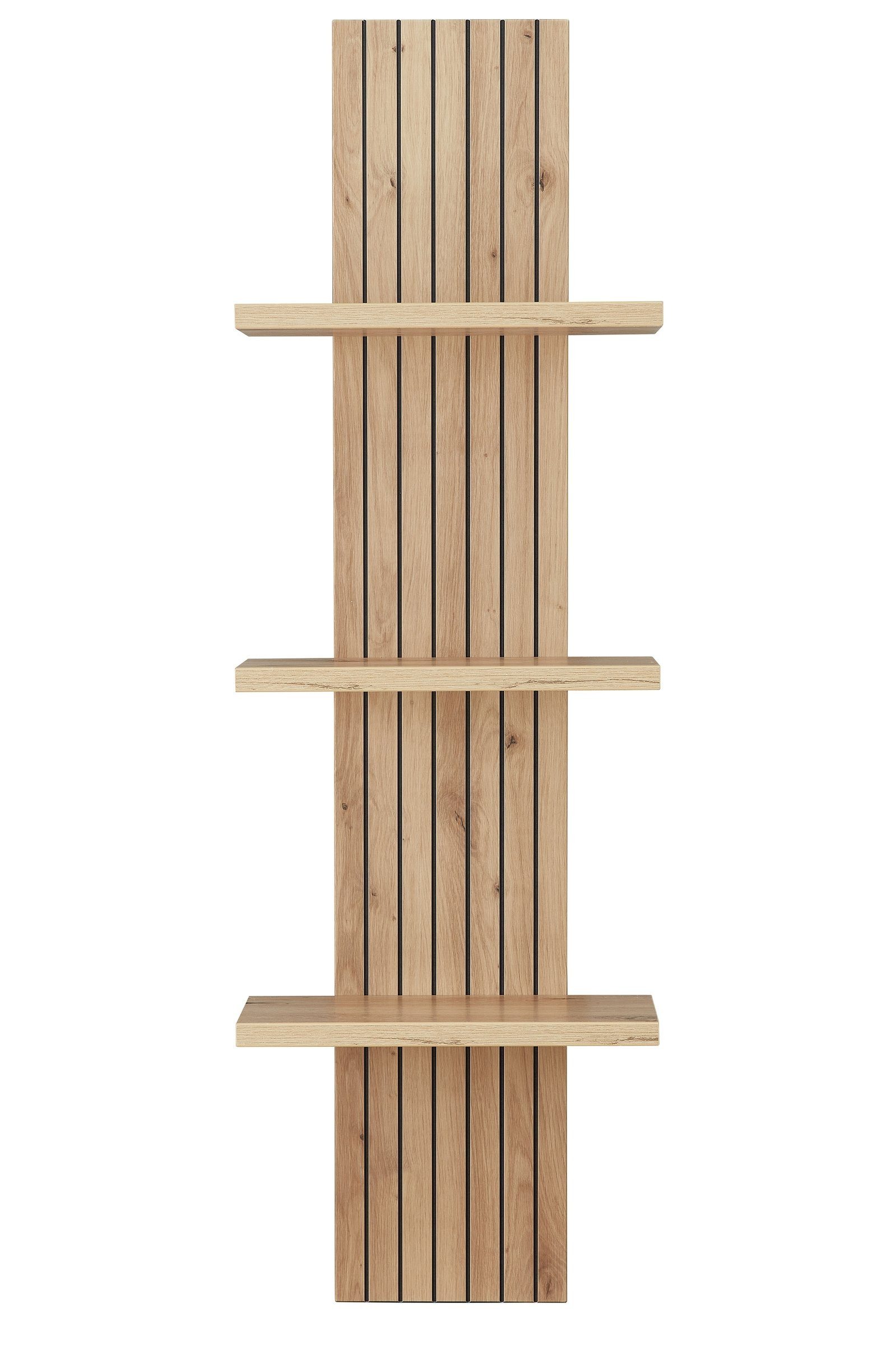 Innostyle Wohnwand (3-teilig) in schwarz matt / Artisan Dekor - 240x77x44 ( günstig online kaufen