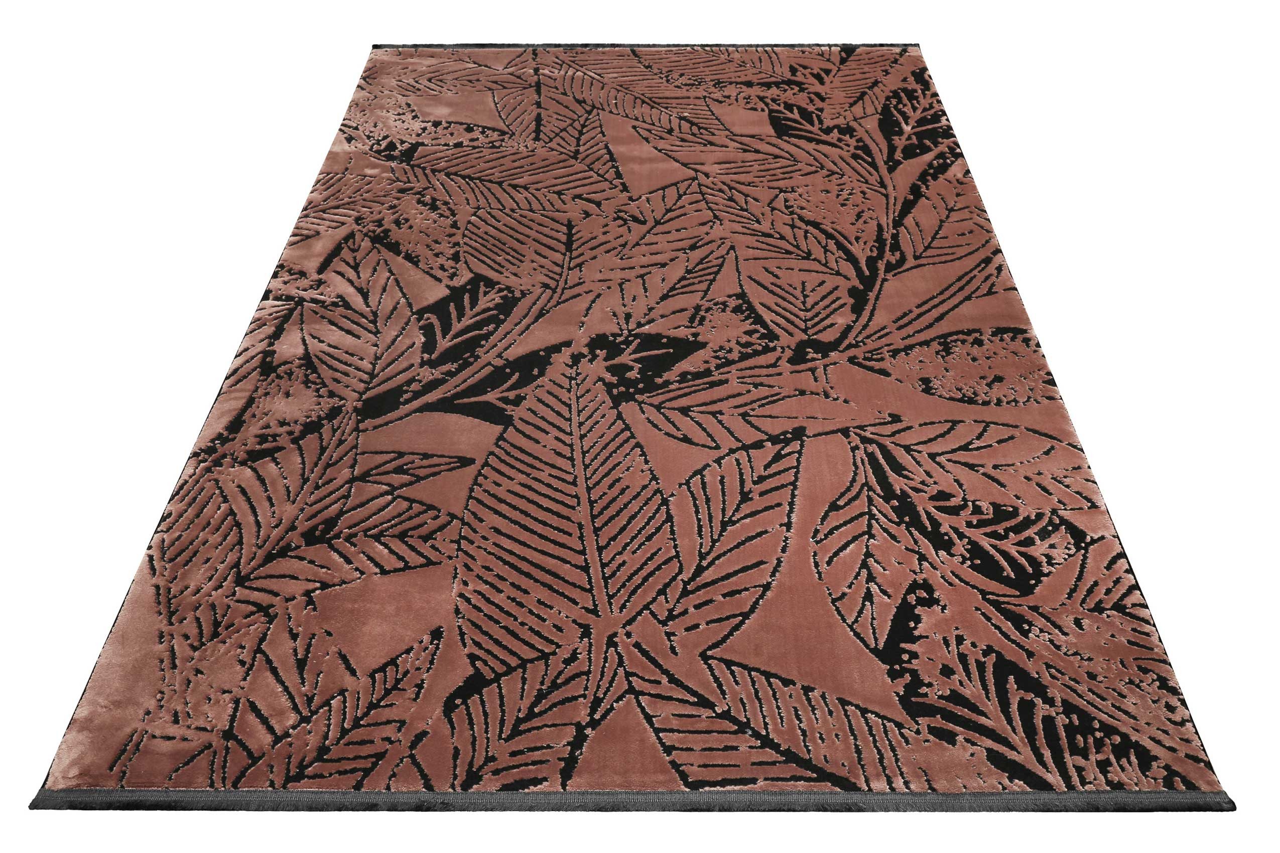 Esprit Teppich Inga, rechteckig, Höhe: 10 mm, Kurzflorteppich, gewebt, floral, modern, Wohnzimmer, natur